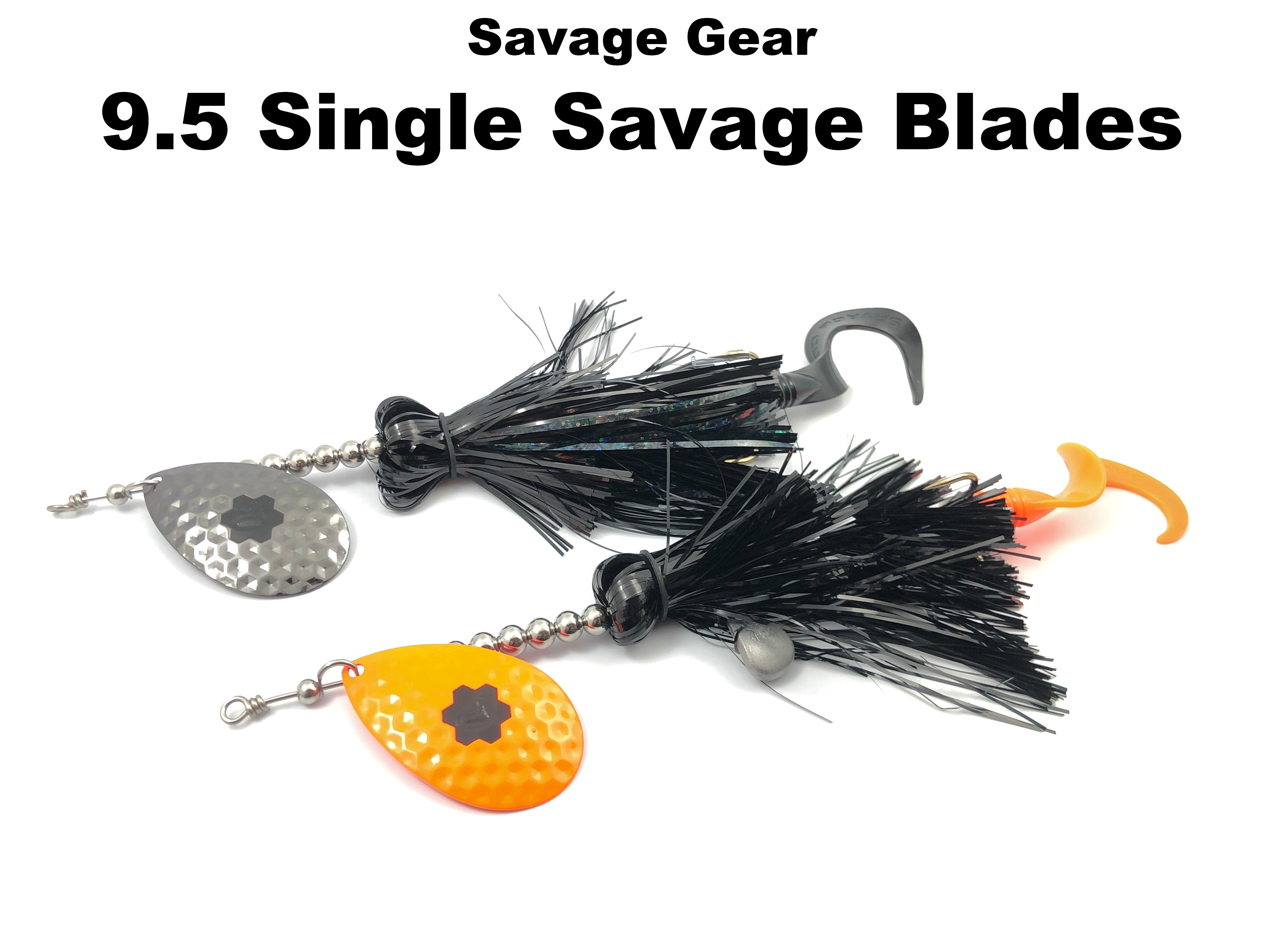 blades for fishing lures Savage Gear 9.5 Single Savage Blades – Team Rhino Outdoors LLC