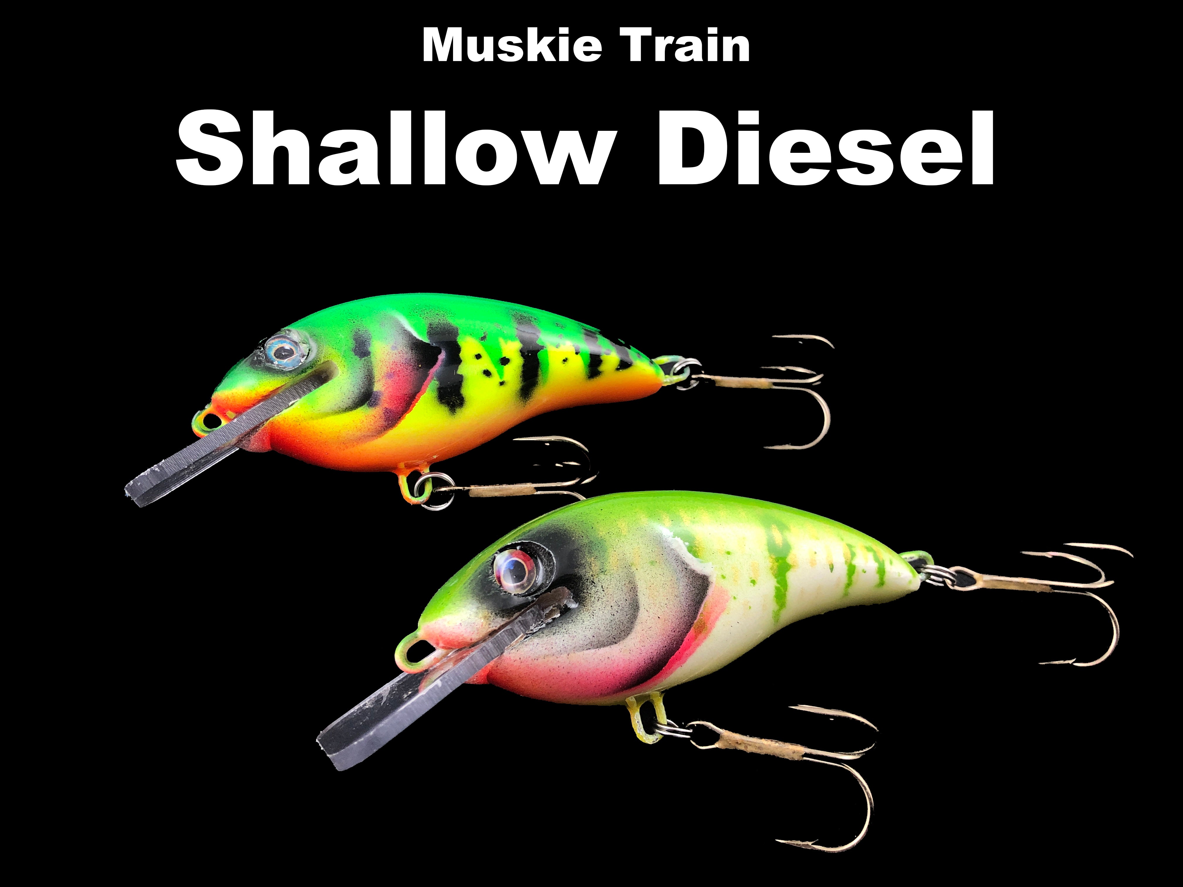 best bait casting reel for muskie fishing Muskie Train SHALLOW Diesel – Team Rhino Outdoors LLC