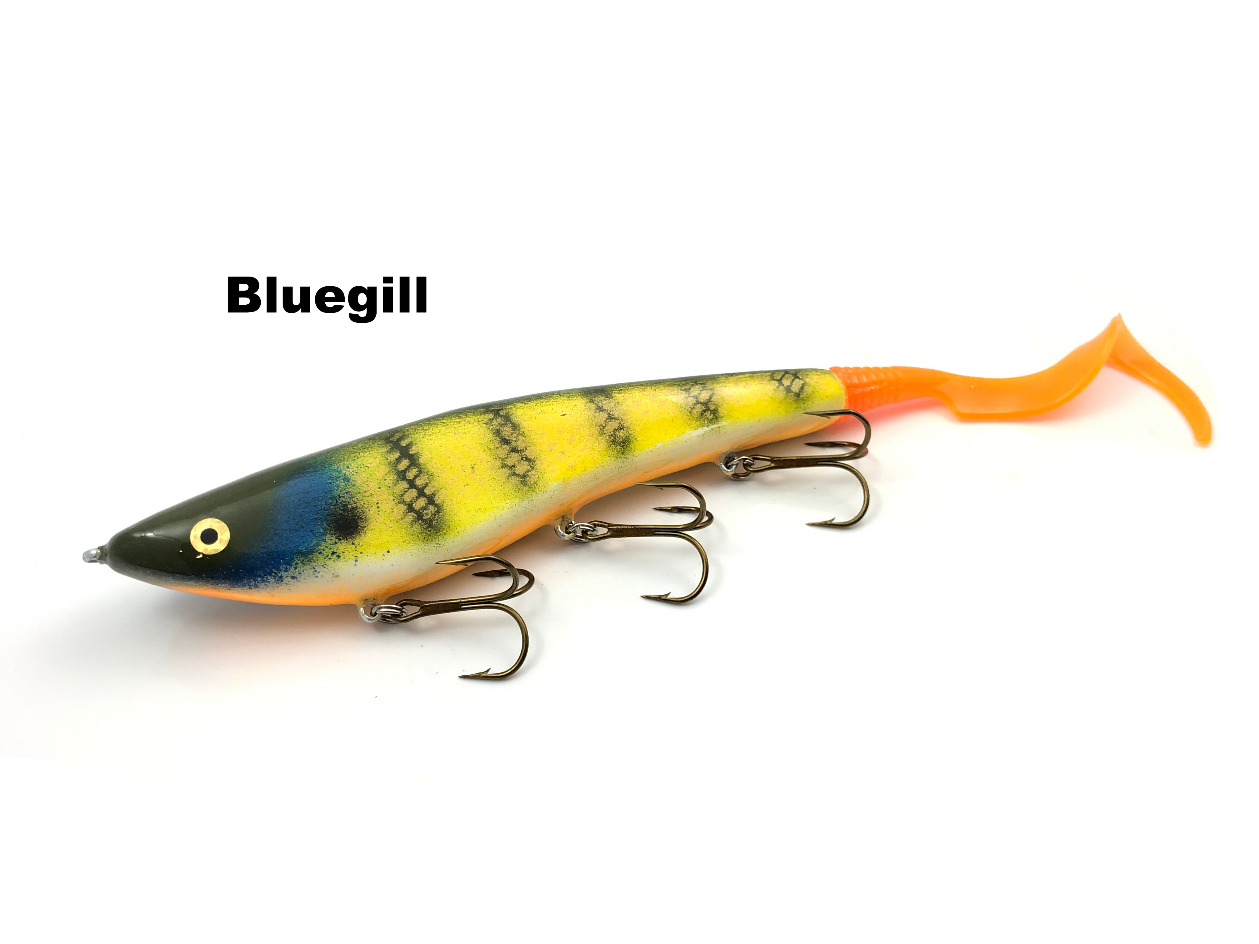 Widow Maker Muskie Lures Soft Tail Sidewinder