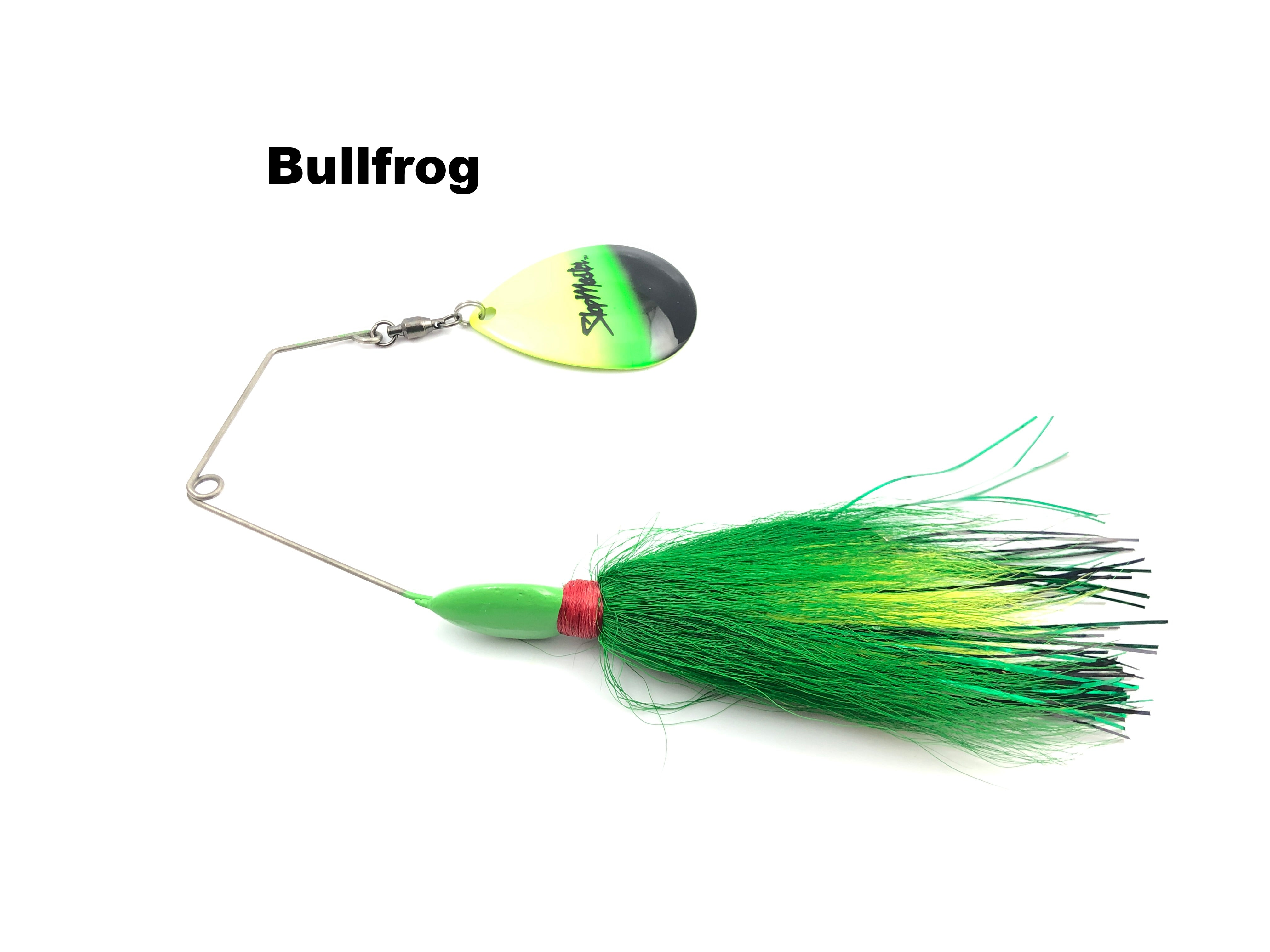 Leurre musqué 10 Joe Buchertail Magnum noir/rouge/nickel bucktail spinner Leurre musqué 10 Joe Buchertail Magnum noir/rouge/nickel bucktail spinner