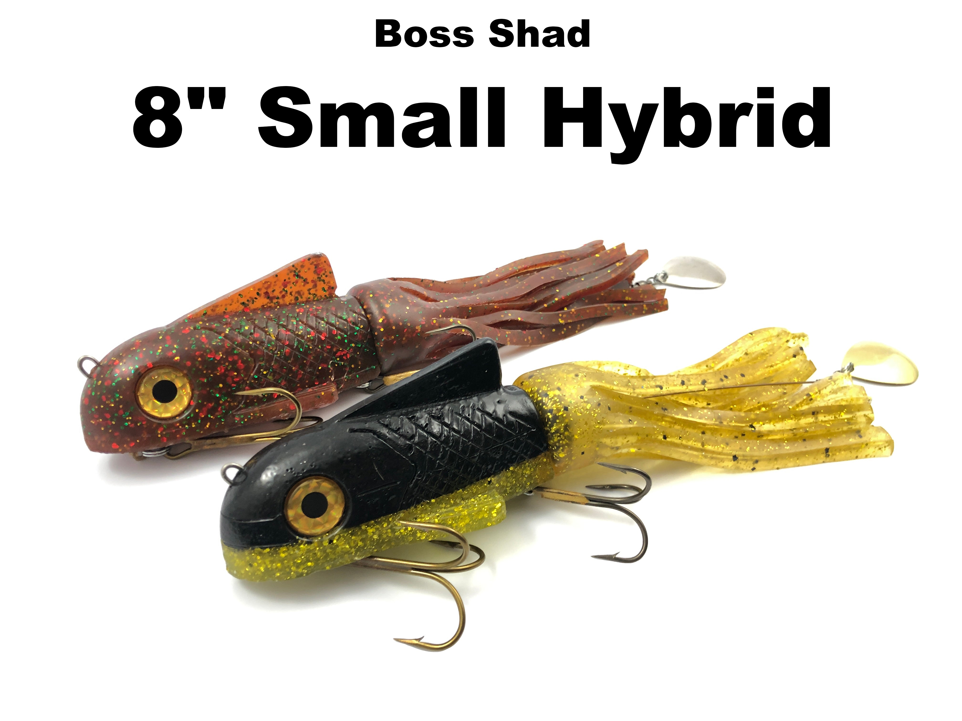 Boss Shad 8" Small Hybrid Team Rhino Outdoors LLC Boss Shad 8" Small Hybrid Team Rhino Outdoors LLC