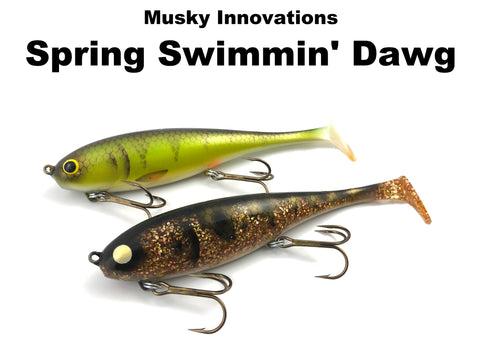 Musky Innovations Spring Swimmin' Dawg