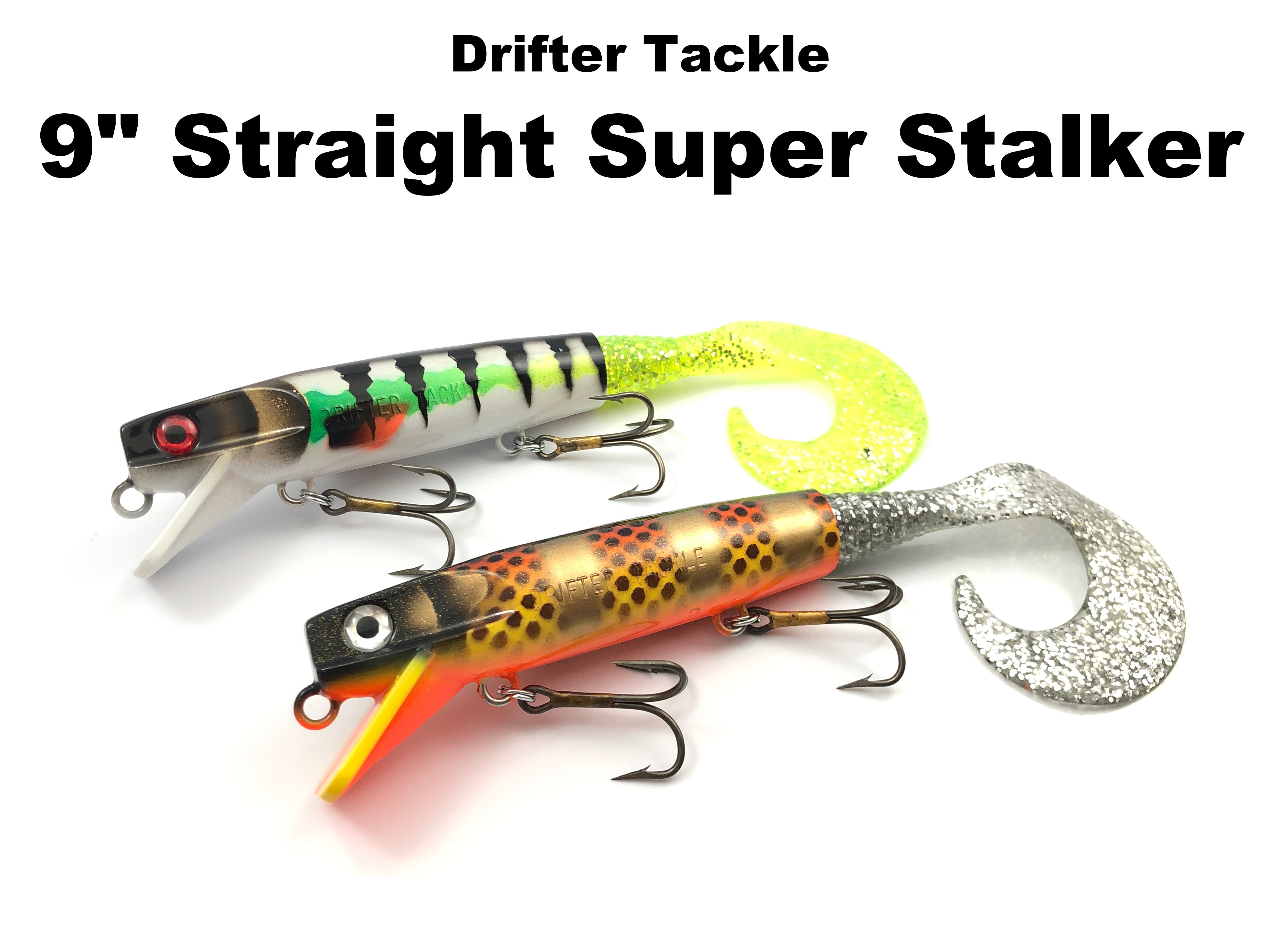 fish stalker lures Drifter Tackle 9" STRAIGHT Super Stalker – Team Rhino Outdoors LLC