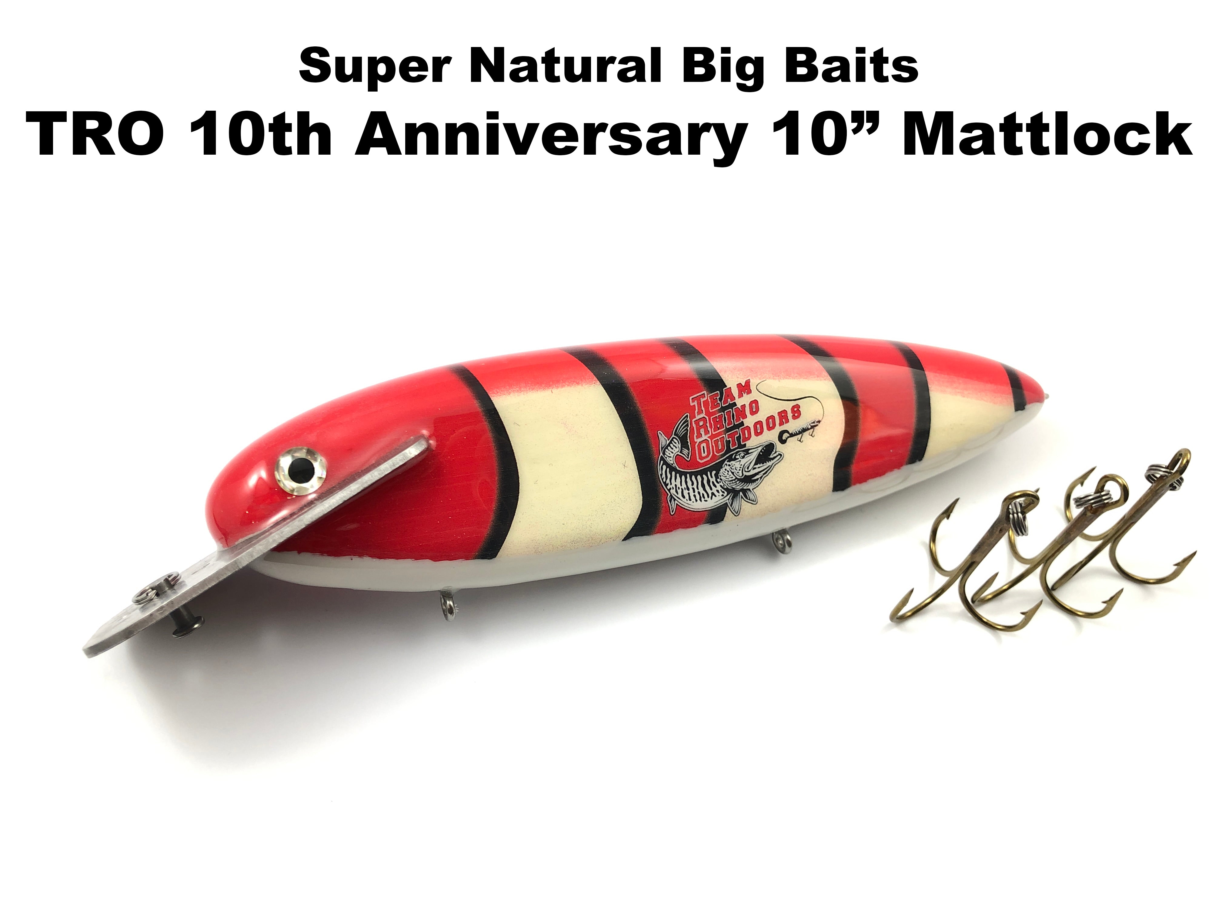 Supernatural Big Baits - TRO 10th Anniversary 10" Mattlock Team Rhino Outdoors LLC Supernatural Big Baits - TRO 10th Anniversary 10" Mattlock Team Rhino Outdoors LLC