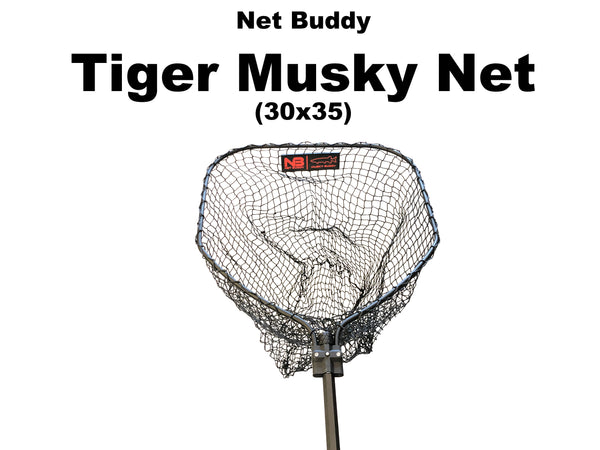 Musky Netstorage Net Buddy - Tiger Musky Net (30x35) – Team Rhino Outdoors LLC
