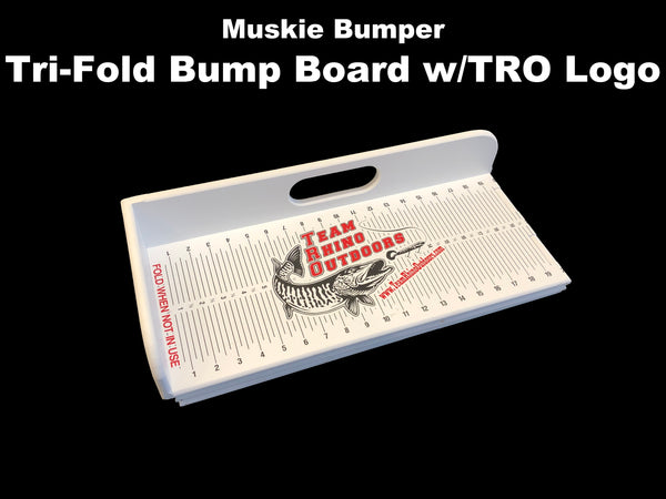 Muskie Bumper - Tri-Fold Bump Board with TRO Logo