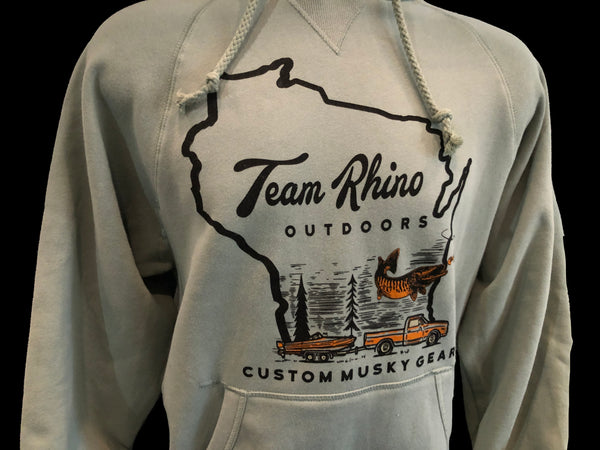 TRO - Vintage Truck/Boat AGAVE Sanded Fleece Hoodie