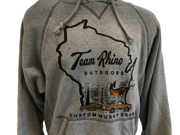 TRO - Vintage Truck/Boat GUNMETAL Sanded Fleece Hoodie