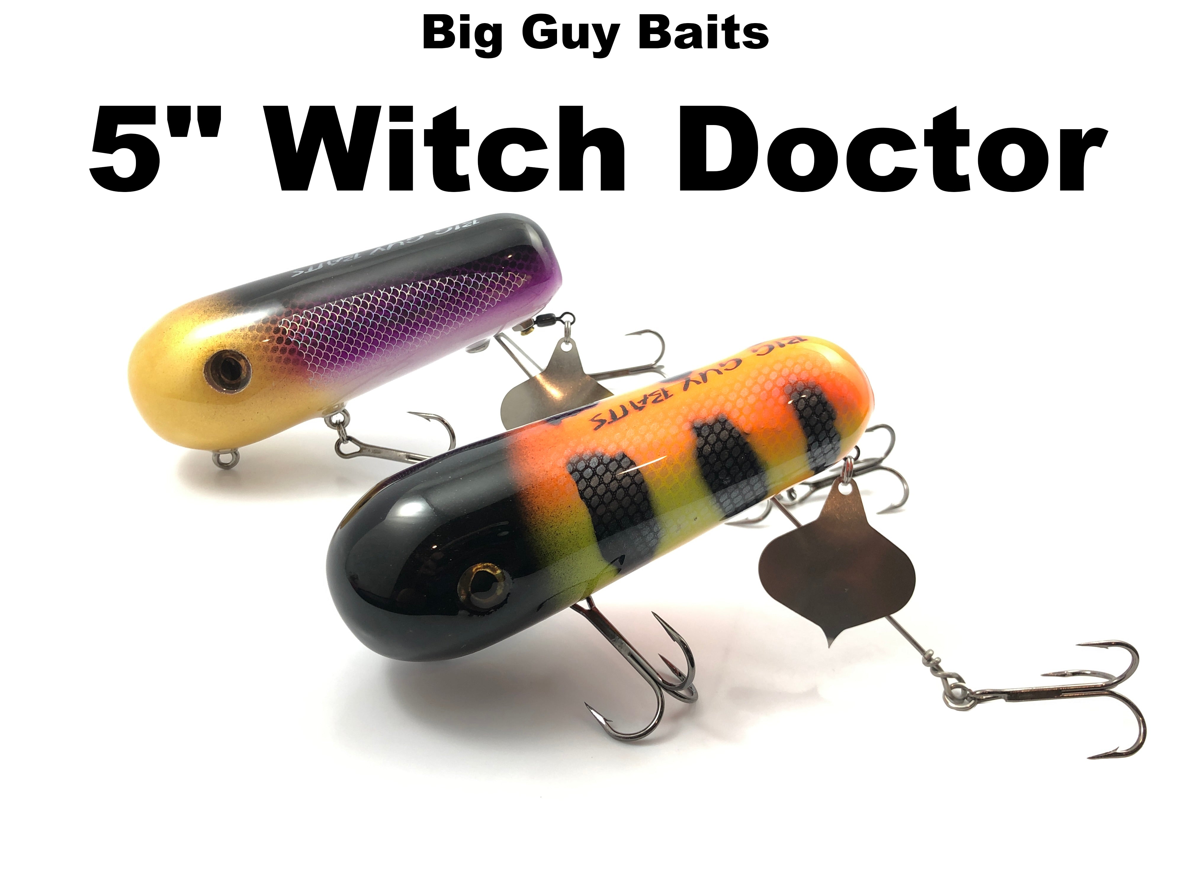 dr hook fishing Big Guy Baits 5" Witch Doctor – Team Rhino Outdoors LLC