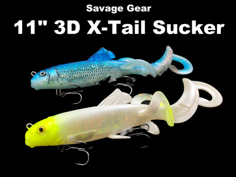 Savage Gear 11" 3D X-Tail Sucker (Crosstail)