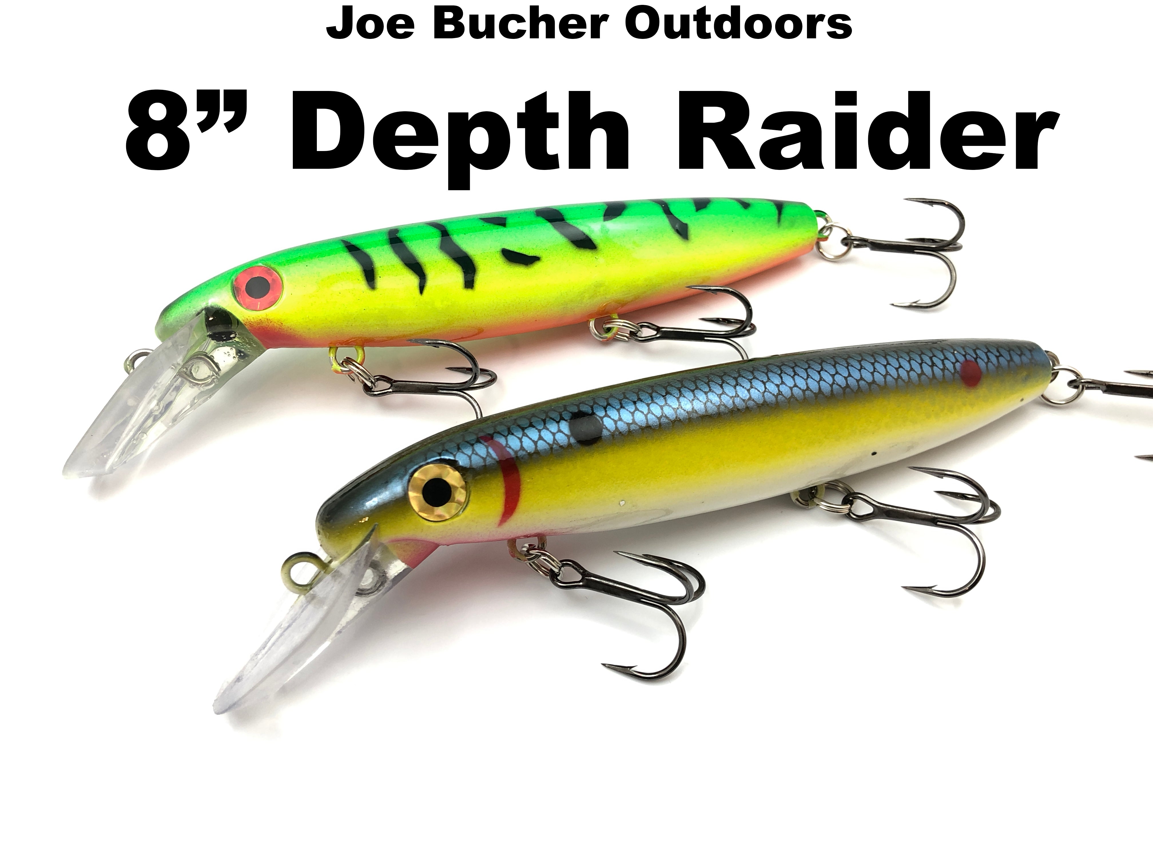 depth raider fishing lure Joe Bucher Outdoors 8" Depth Raider – Team Rhino Outdoors LLC