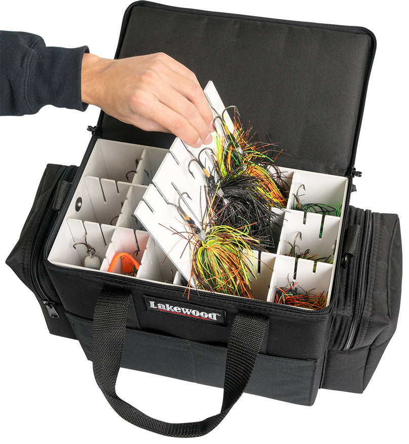 custom musky tackle boxes Shallow Invader Box Extra deep version for large bait storage! Lakewood Black Musky Junior w/TRO
