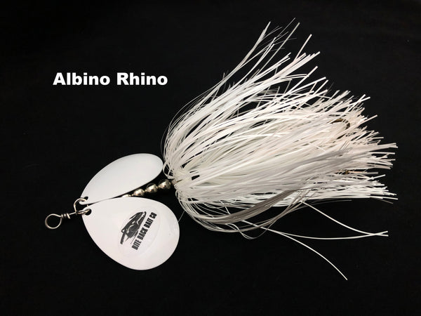 Bite Back Bait Company Mag Double 8's  - Albino Rhino