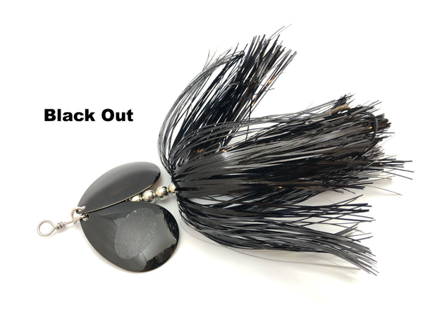 Bite Back Bait Company Mag Double 8's  - Black Out