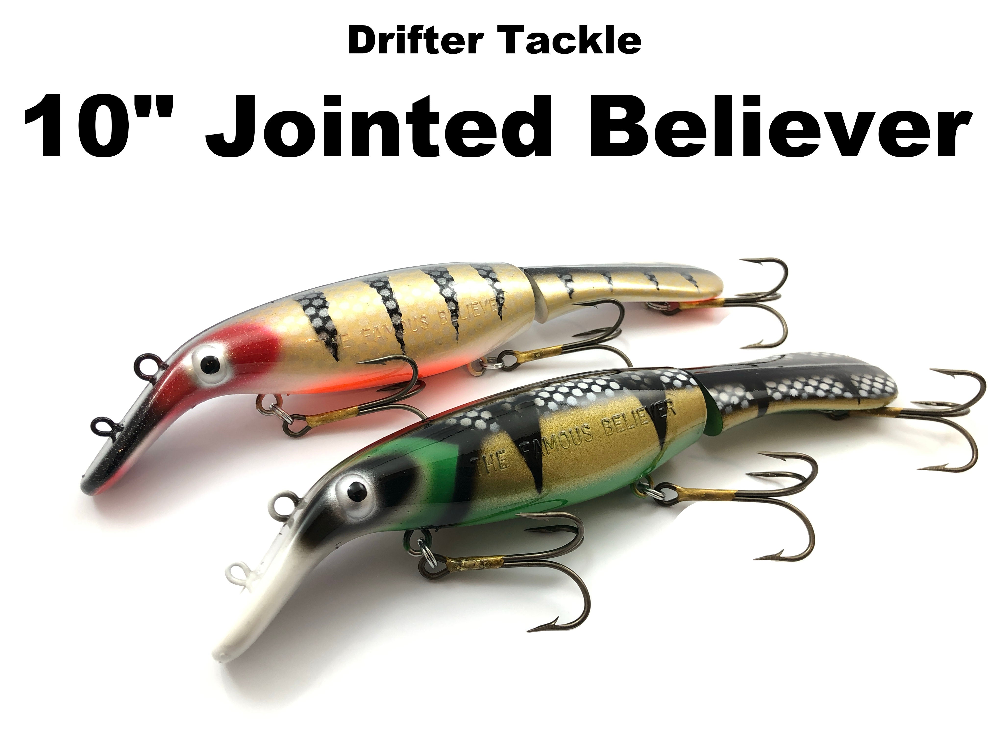  Musky Mania Super Jointed Believer, Black Sucker, 8-Inch :  Fishing Topwater Lures And Crankbaits : Sports & Outdoors
