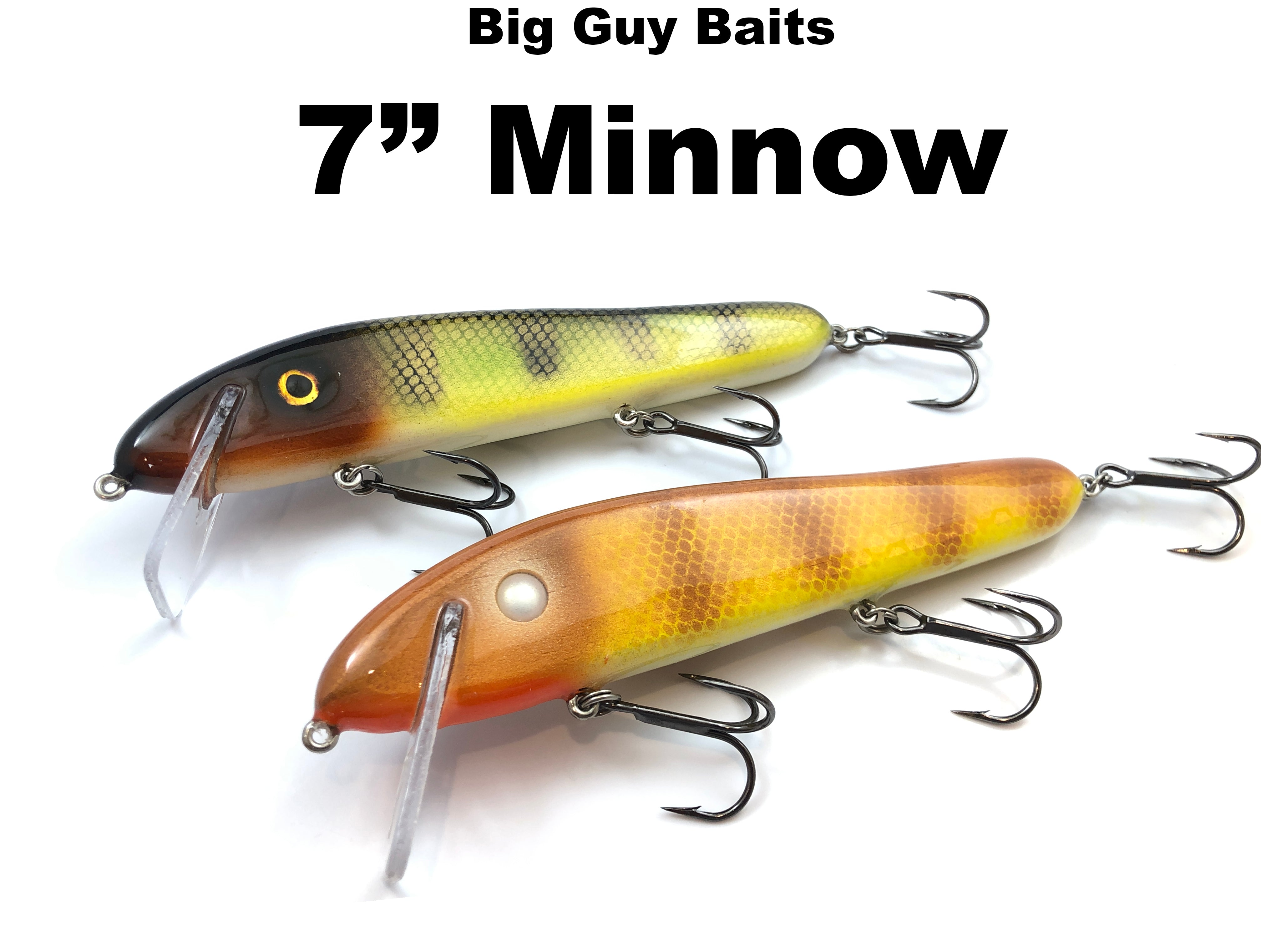 bulk memphis fishing lures Big Guy Baits 7" Minnow – Team Rhino Outdoors LLC