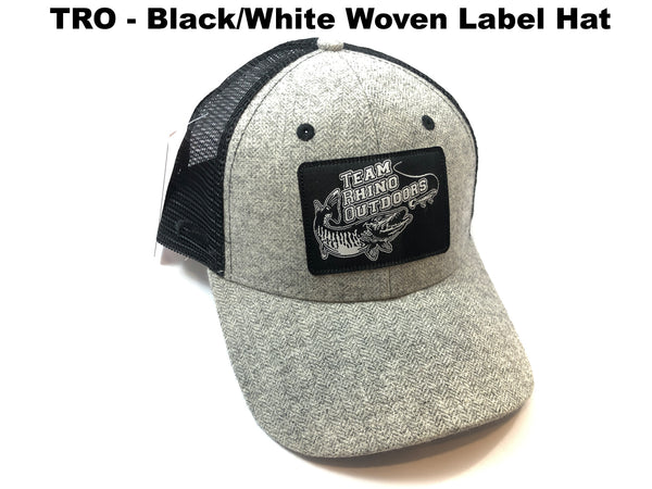 TRO Adjustable Grey/Black Mesh - Black/White Woven Label