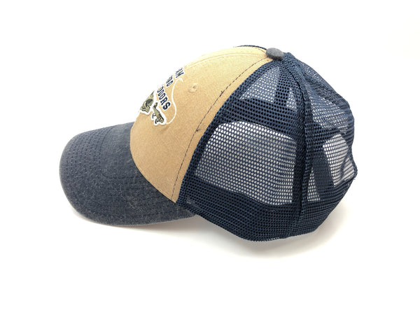 Team Rhino Outdoors Blue Stone Mesh Snapback Hat w/blue Lettering