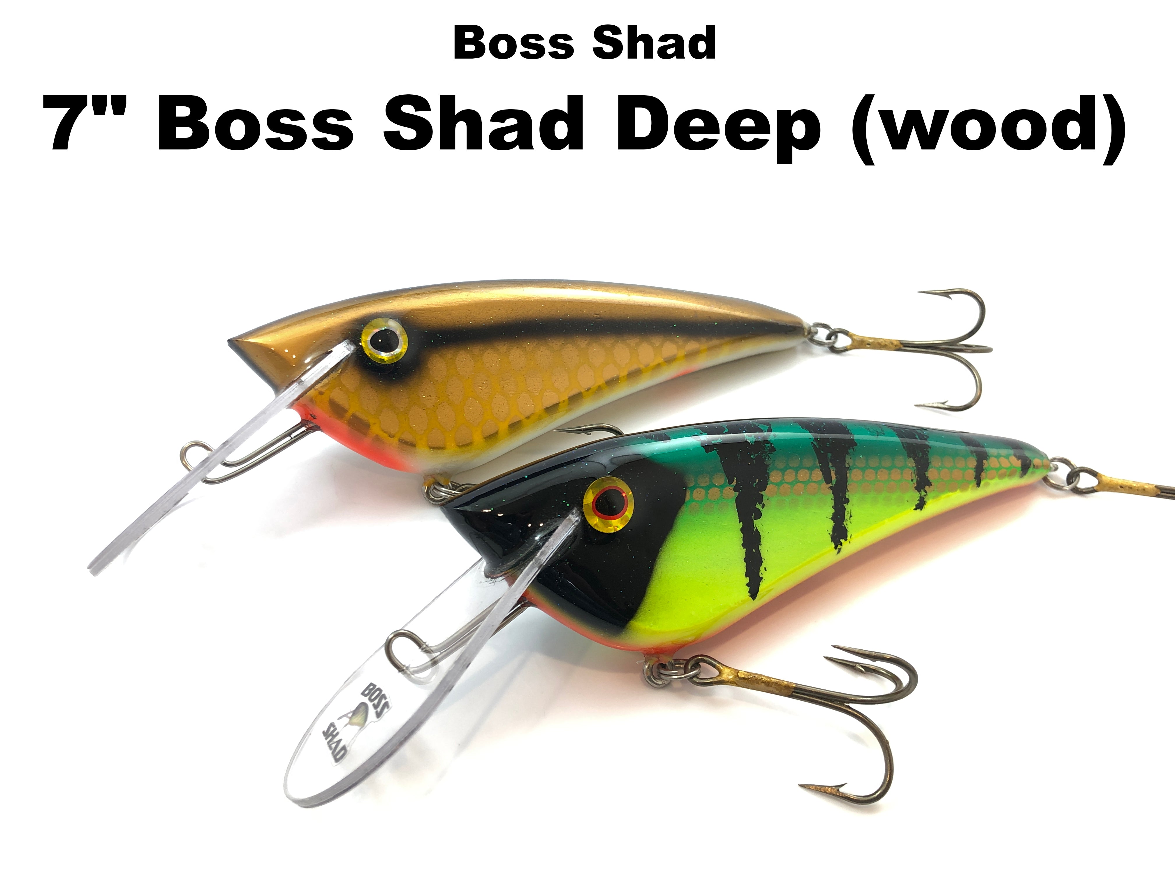 Boss Shad 7 Boss Shad DEEP (wood) – Team Rhino Outdoors LLC