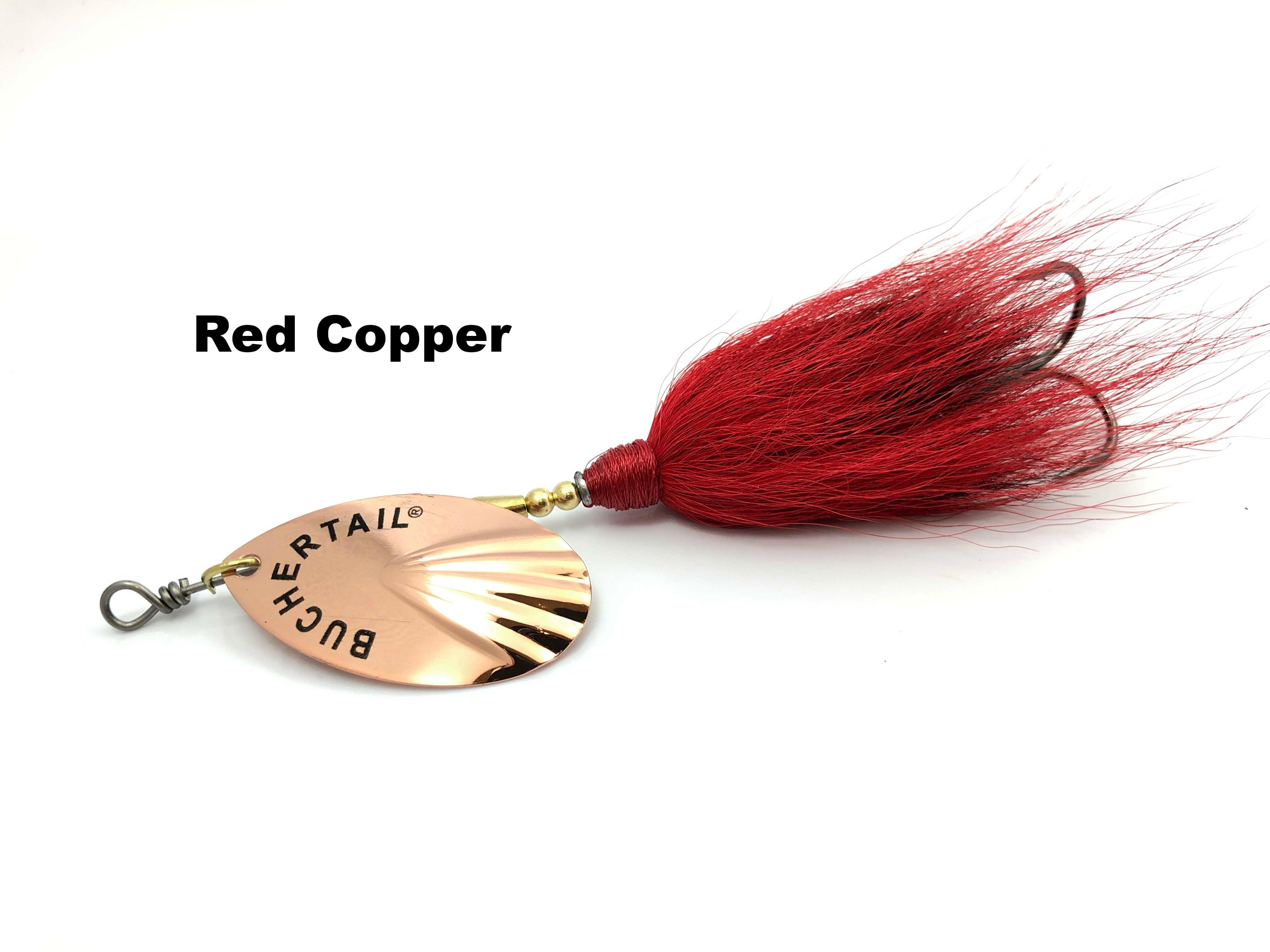 Esca Swimbait Bucher Twin Tail Golden Cherry Per Pesca Al Muskie - Foto 5