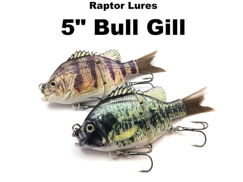 Raptor Lures 5" Bull Gill