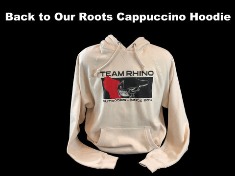 Team Rhino Outdoors - Back to Our Roots Cappuccino Hoodie