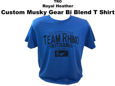 TRO - Royal Heather Custom Musky Gear Bi Blend T Shirt