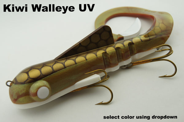 Musky Innovations Regular Bull Dawg - Kiwi Walleye UV