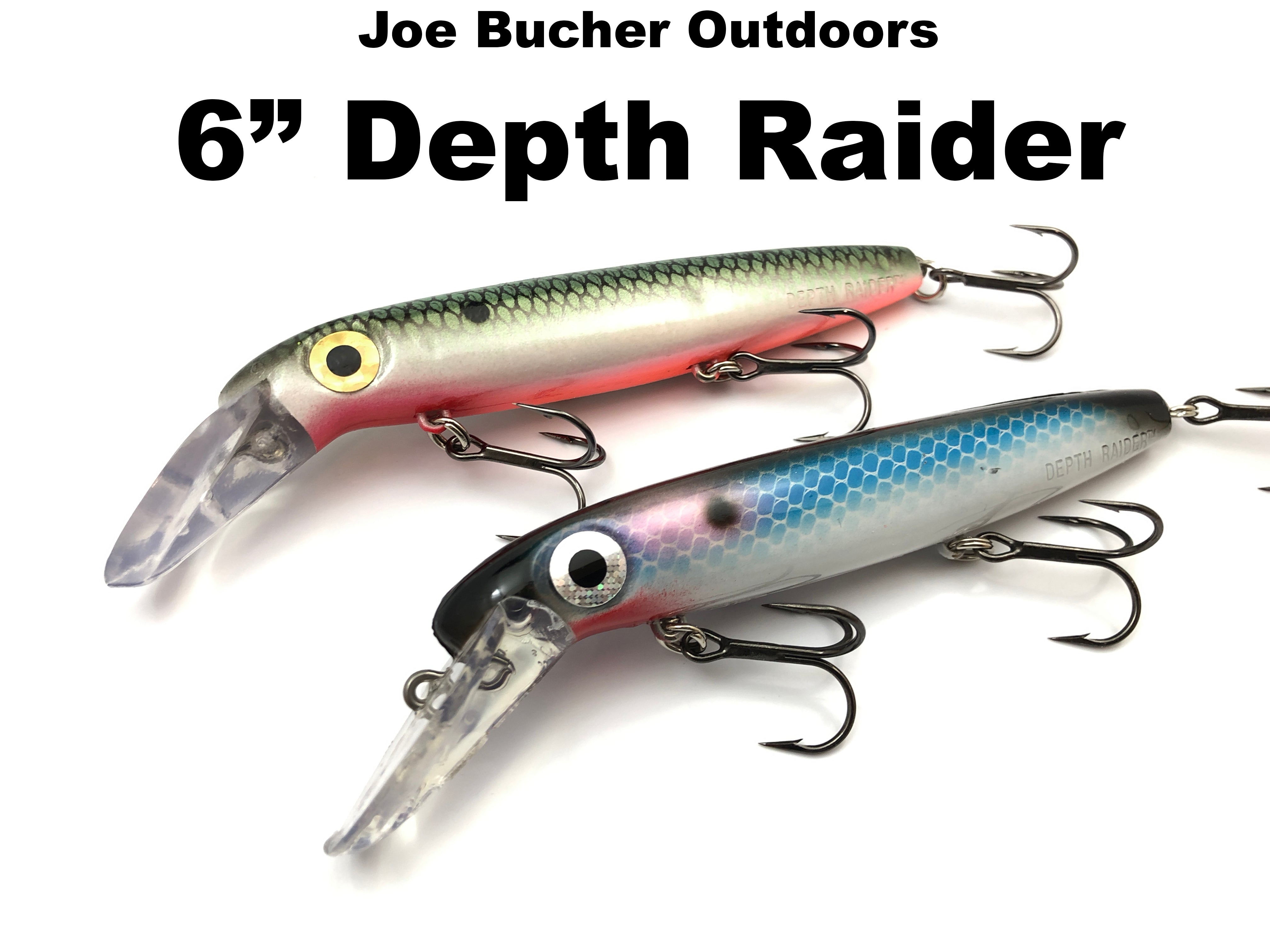 depth raider fishing lures Joe Bucher Outdoors 6" Depth Raider – Team Rhino Outdoors LLC