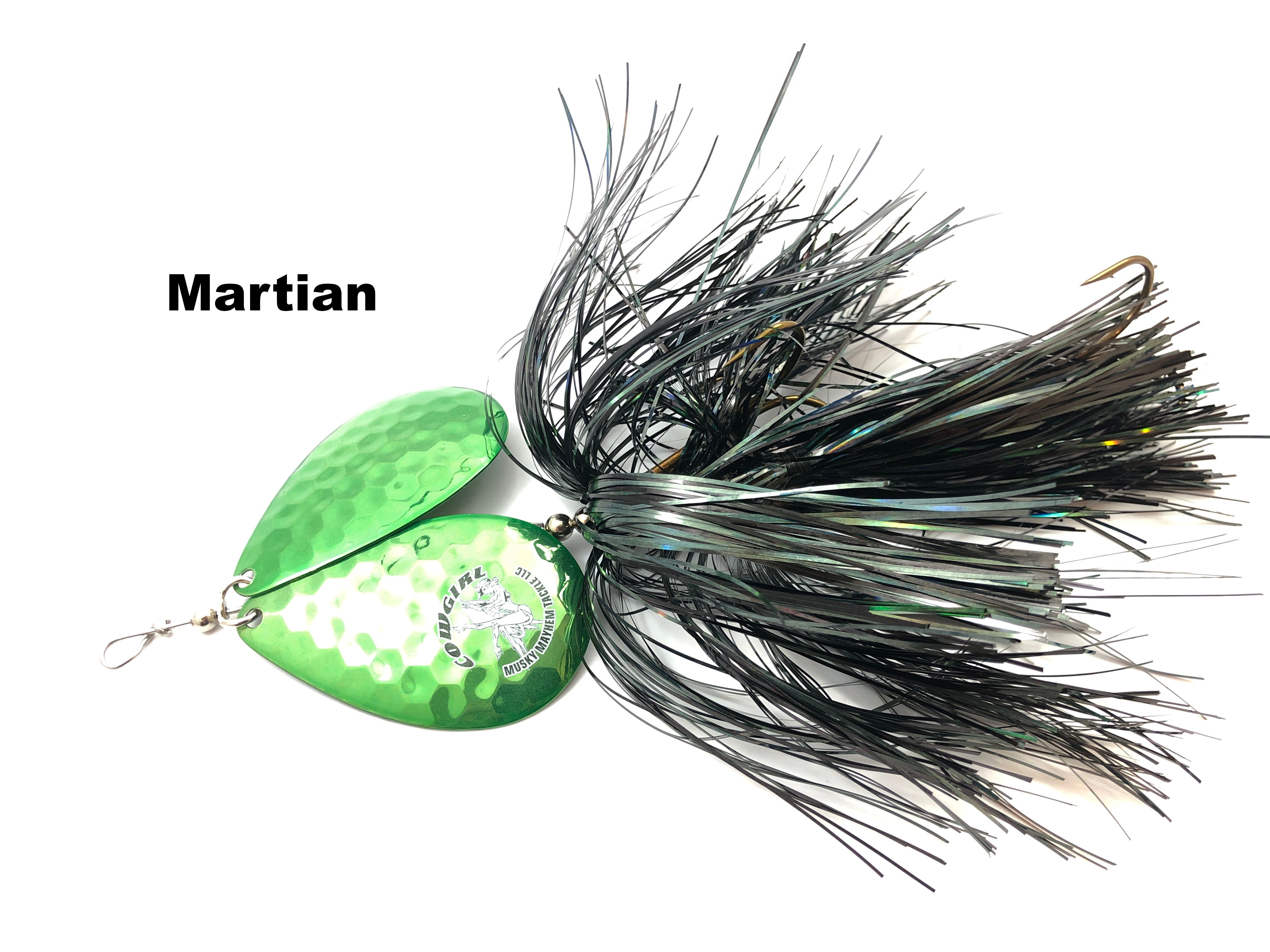 double cowgirl fishing lure with inline sinker Musky Mayhem Double Cowgirl – Team Rhino Outdoors LLC