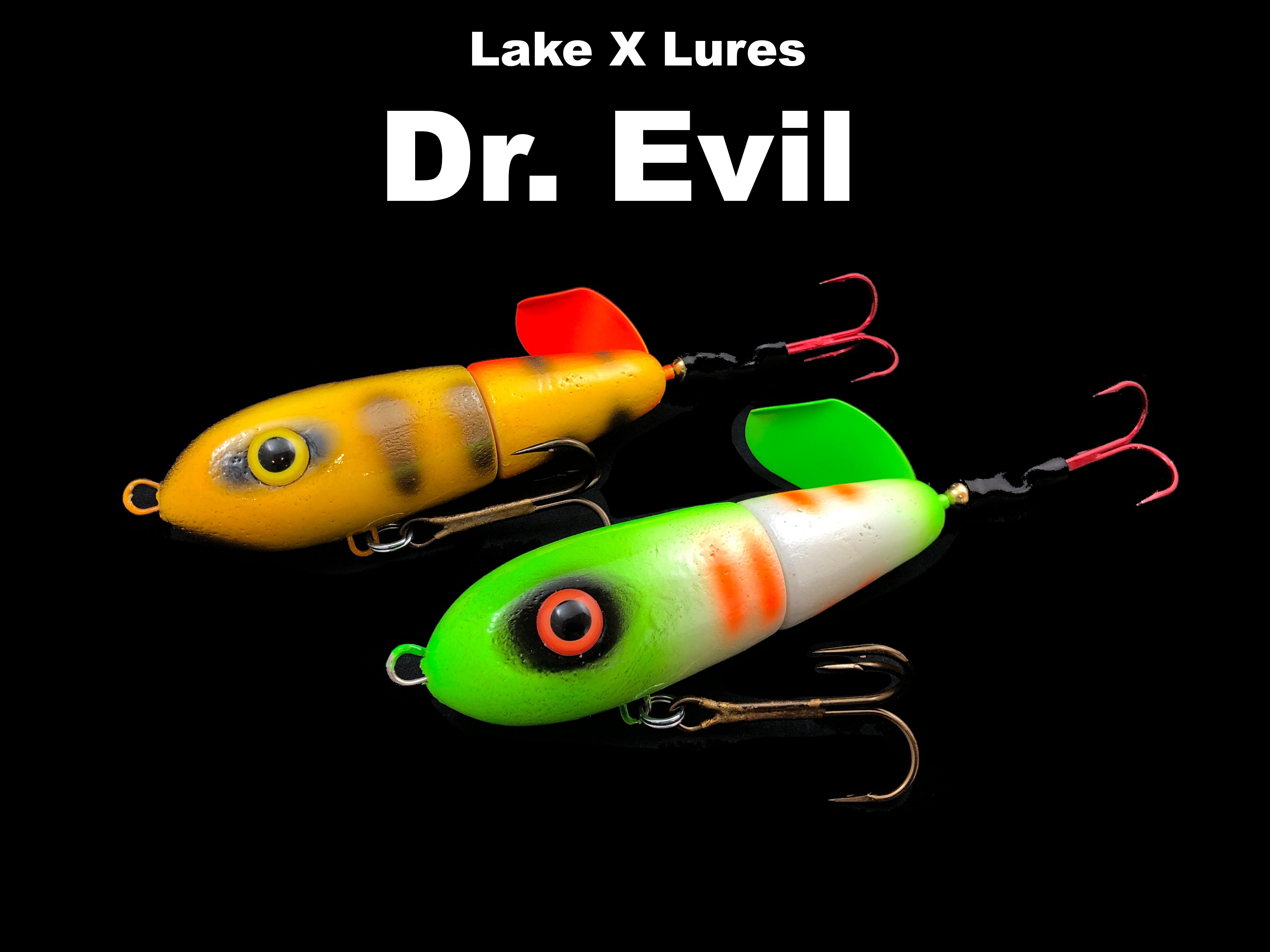c baxter kruger fishing lures Lake X Lures Dr. Evil – Team Rhino Outdoors LLC