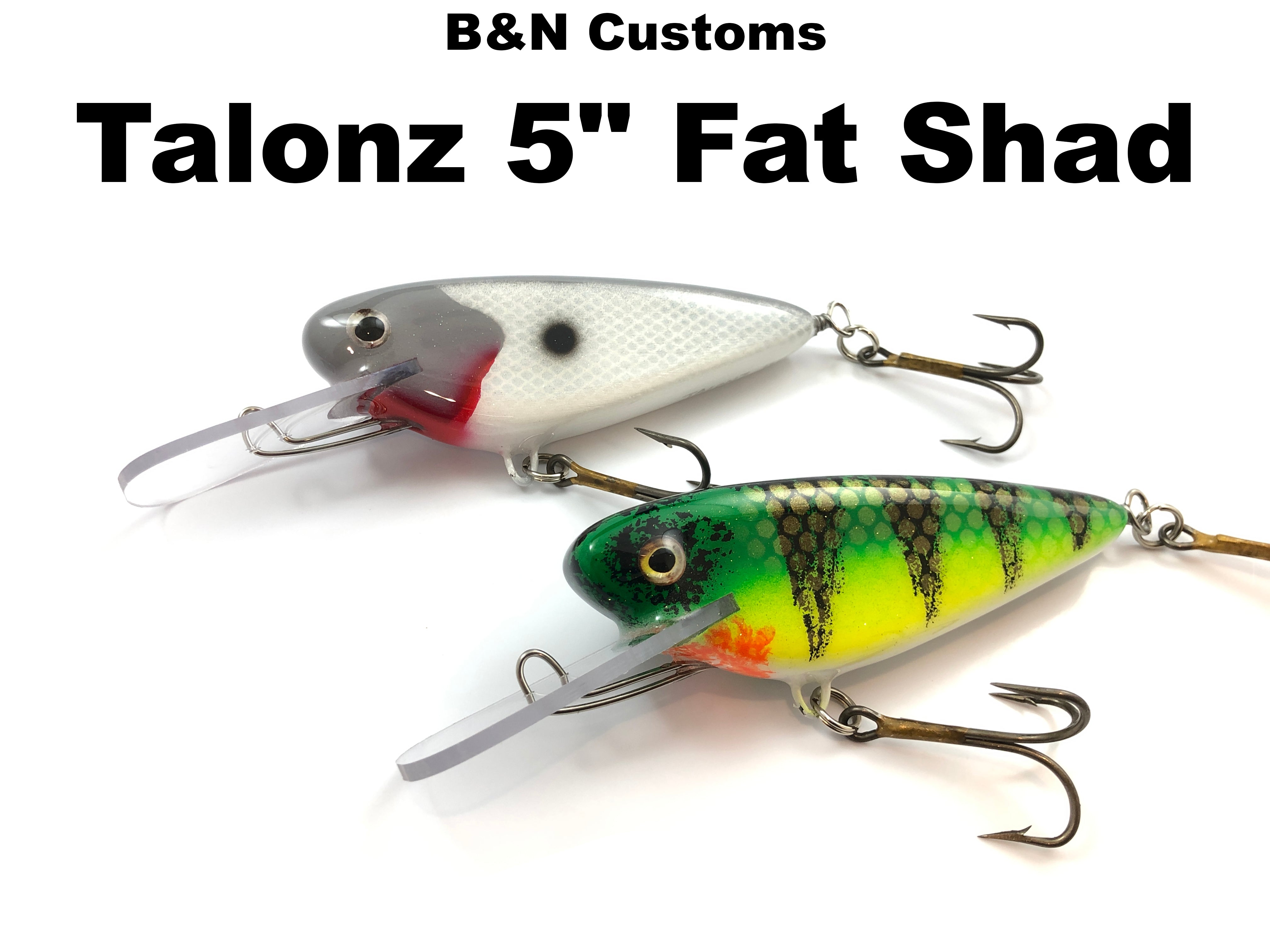 b5m18 fishing lure B&N Customs Talonz 5" Fat Shad – Team Rhino Outdoors LLC