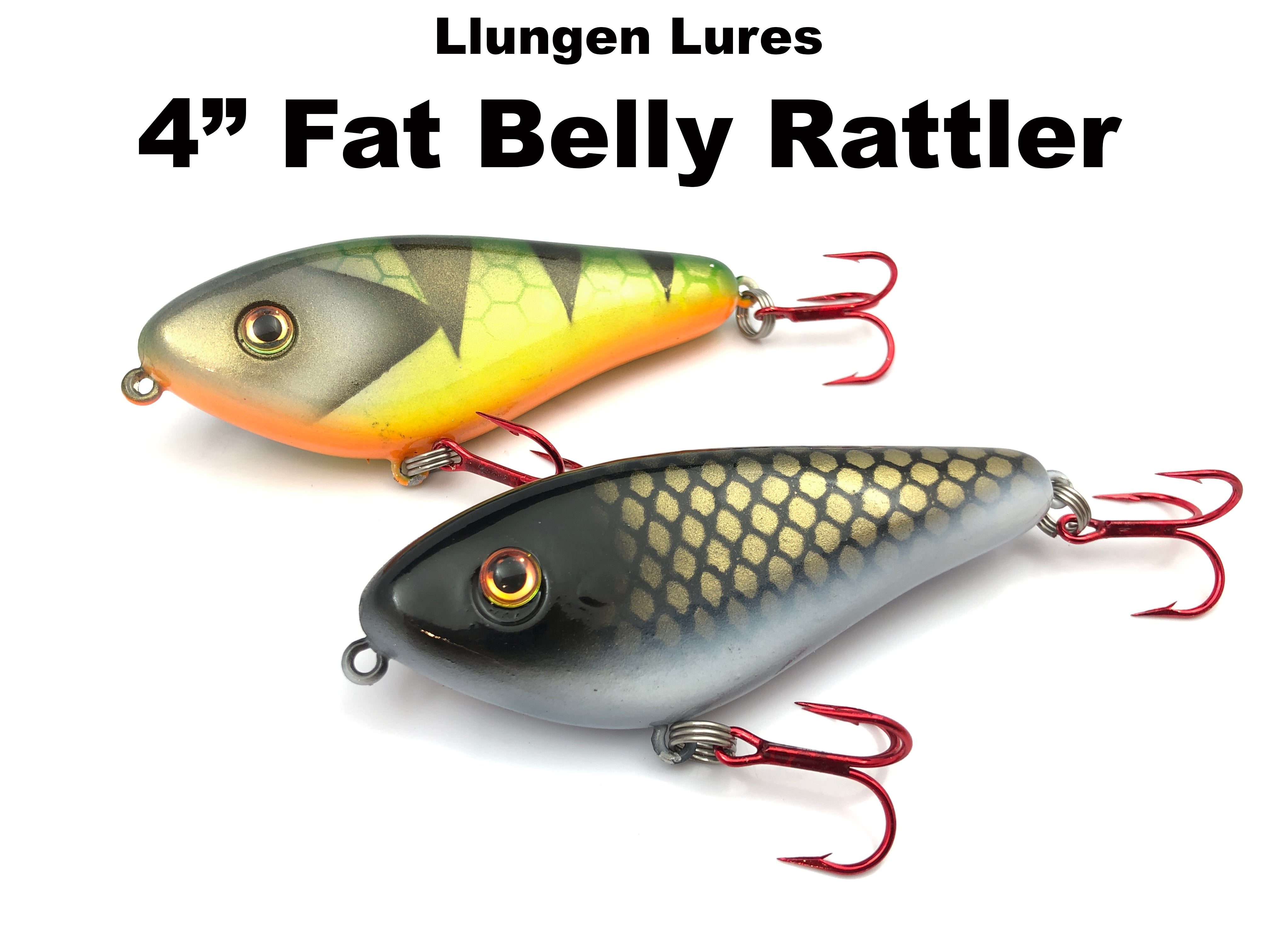 fat rat fishing lure Llungen Lures 4" Fat Belly Rattler – Team Rhino Outdoors LLC