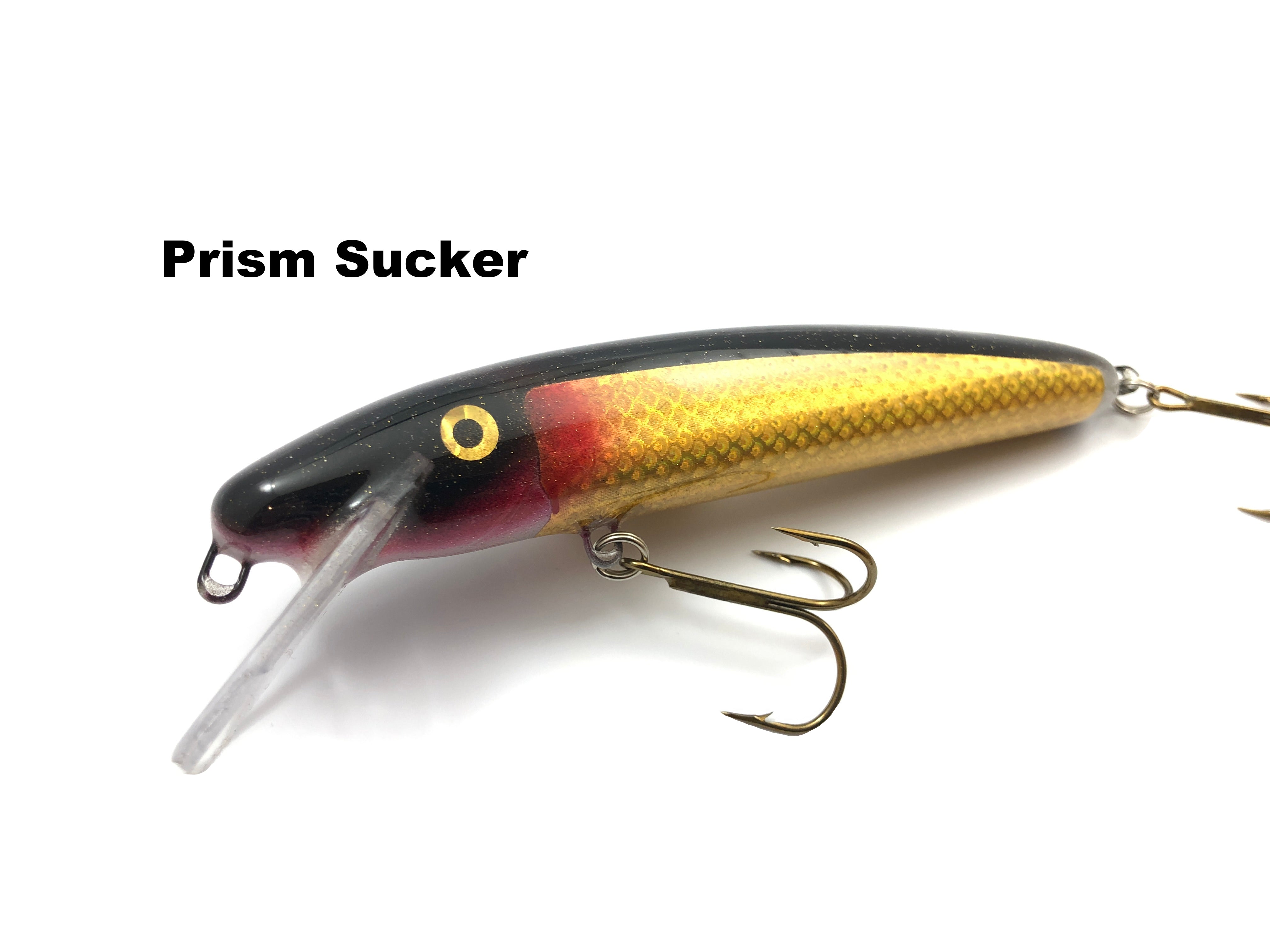 6.0 inch Custom Wooden Muskie Lure - Topwater Fire Minnow