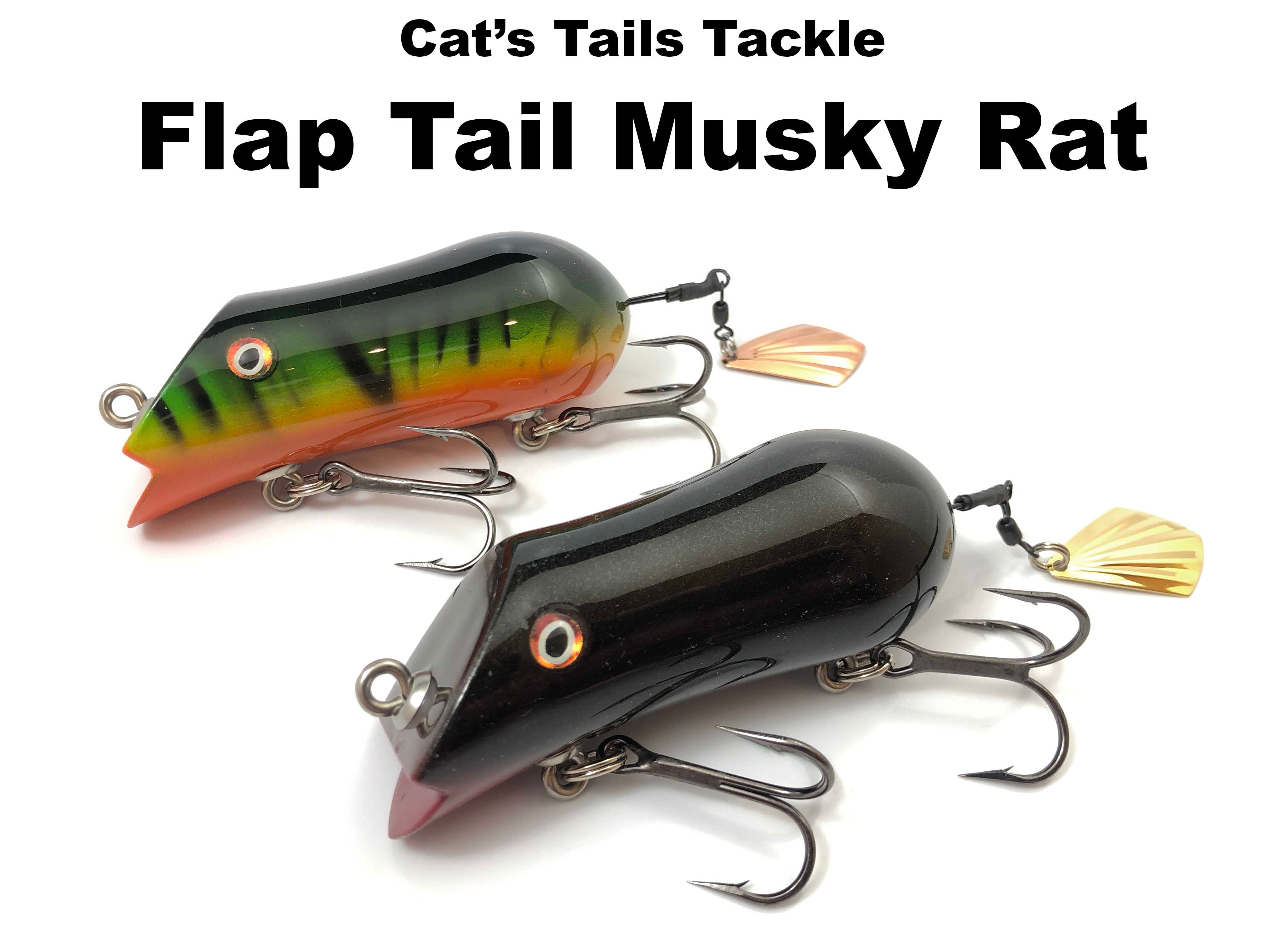 Cat's Tails Musky Rat Flaptail Surface Bait – Musky Shop