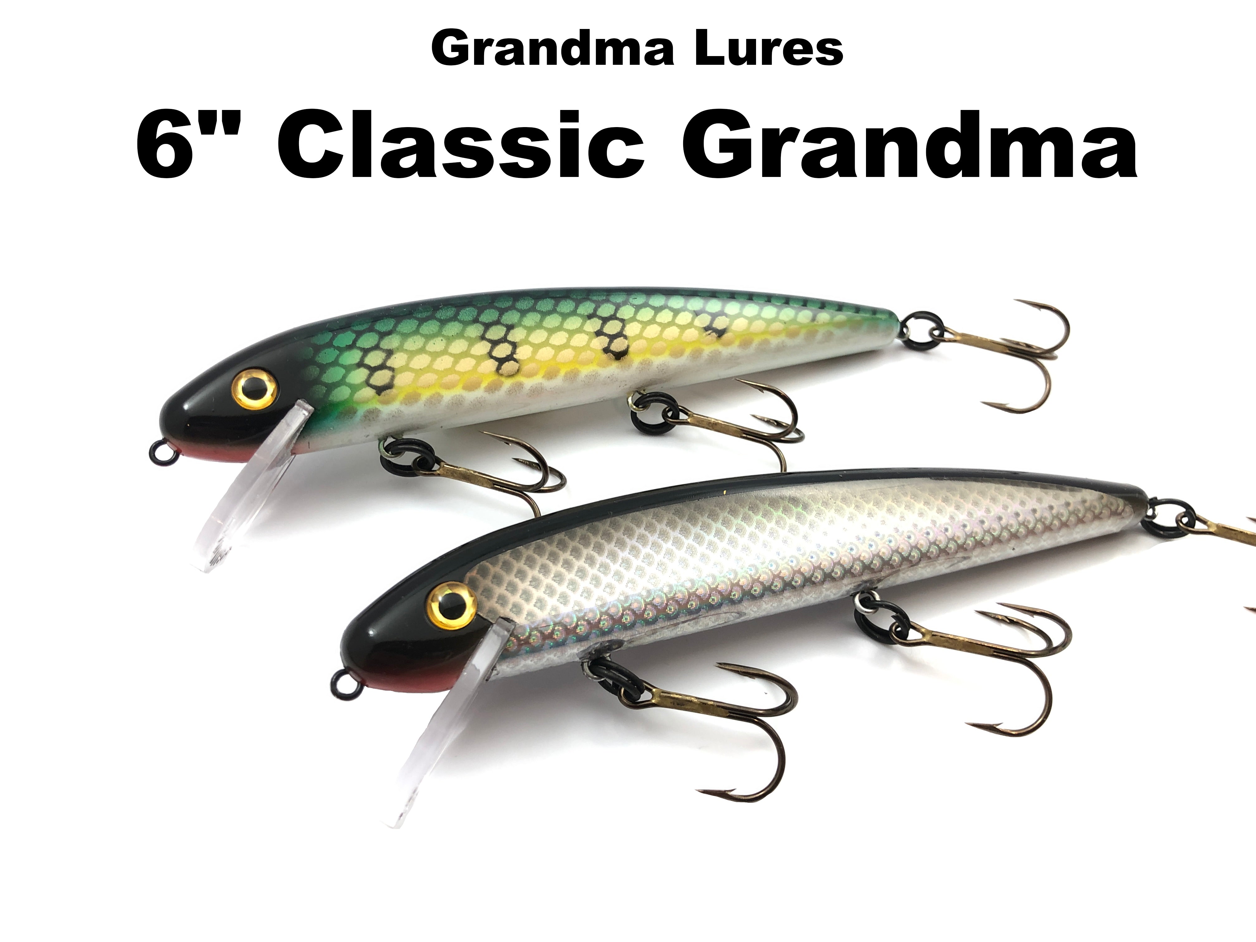 Grandma Lures - 6 Classic Grandma – Team Rhino Outdoors LLC