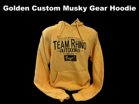 Team Rhino Outdoors - Golden Custom Musky Gear Hoodie