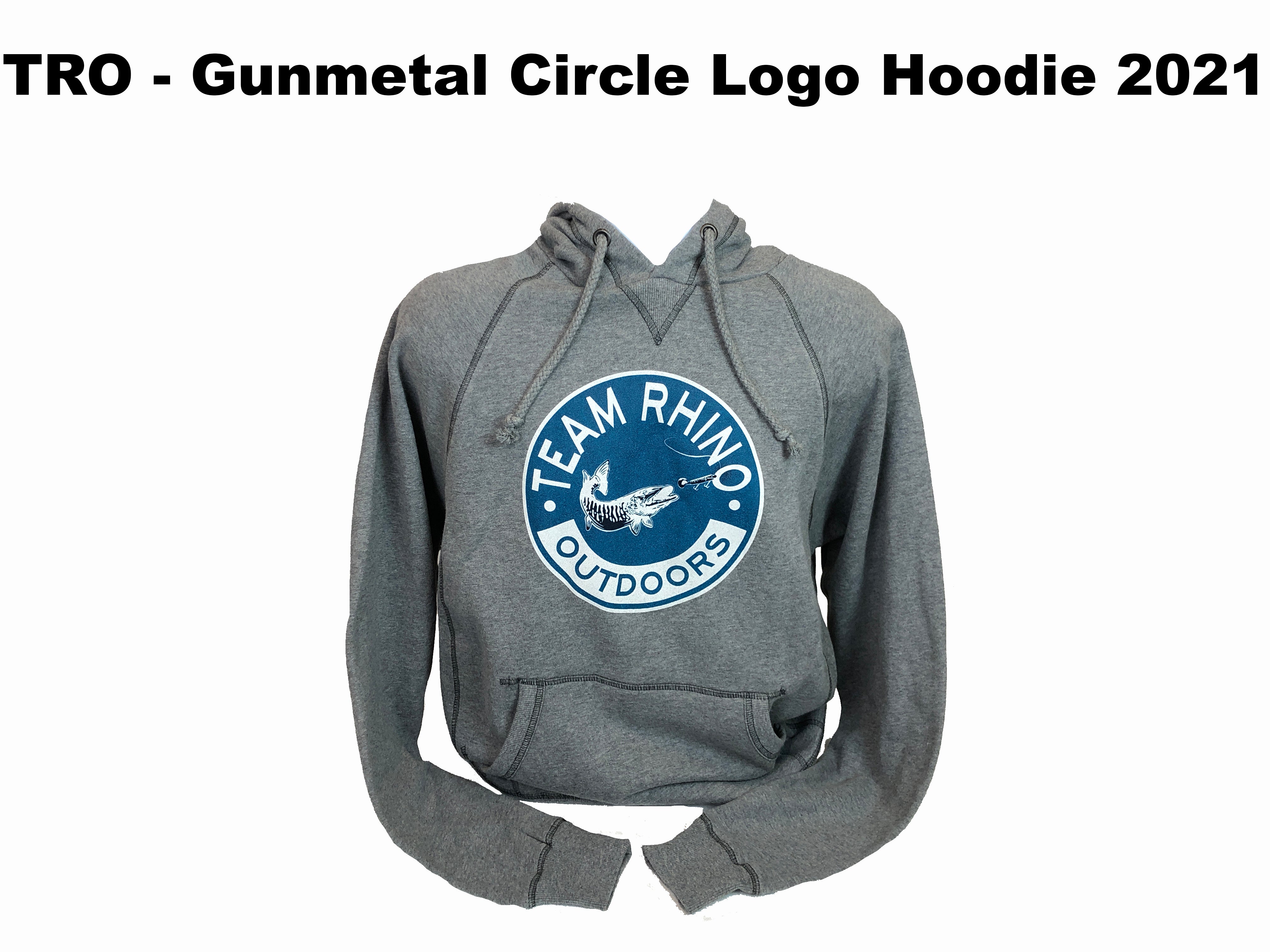 Team Rhino Outdoors - Royal Blue Circle Logo Hoodie (Medium