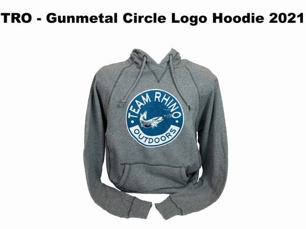 Team Rhino Outdoors - Gunmetal Circle Logo Hoodie 2021