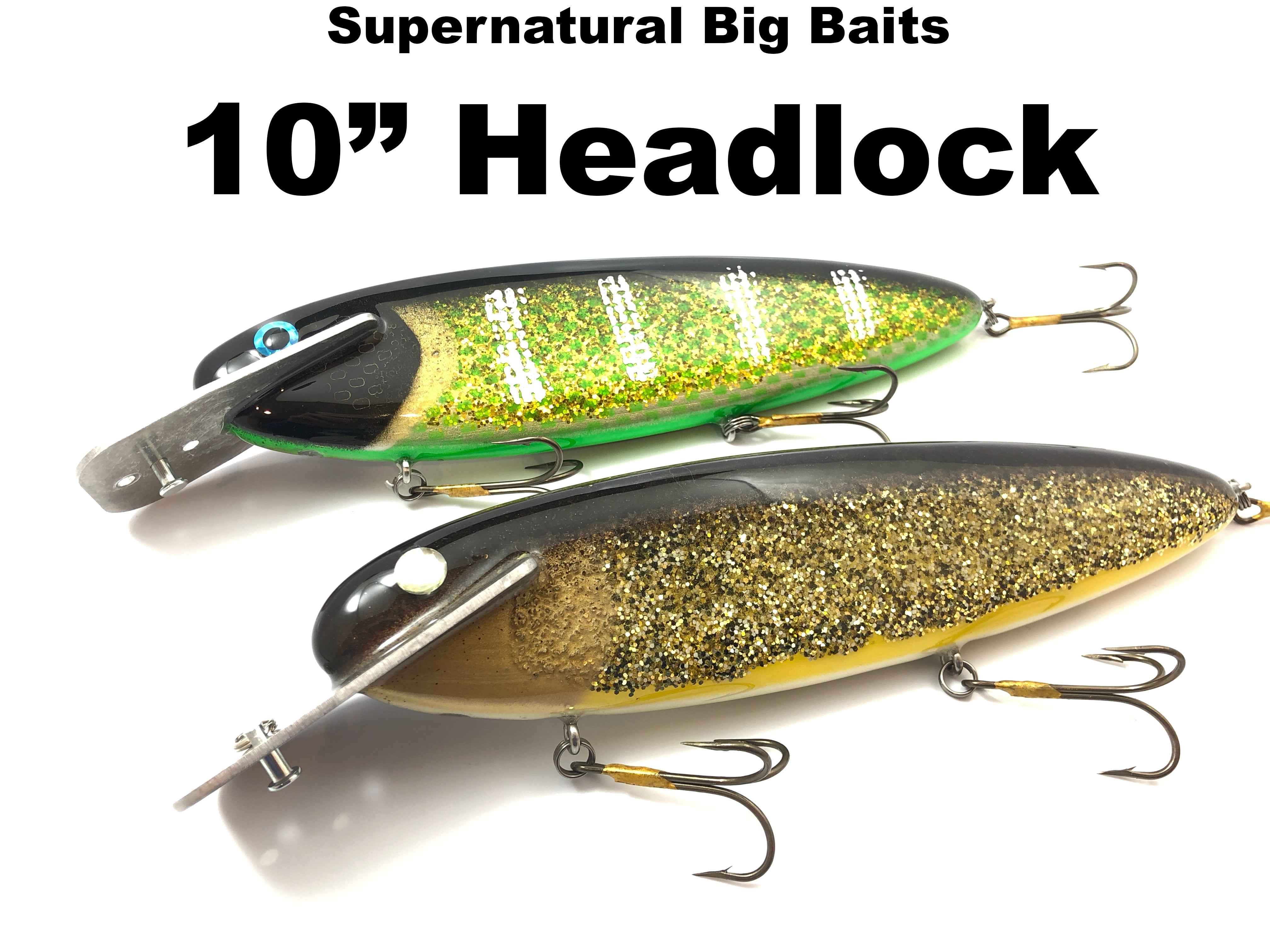 bigrocksports fishing lures Supernatural Big Baits 10" Headlock – Team Rhino Outdoors LLC