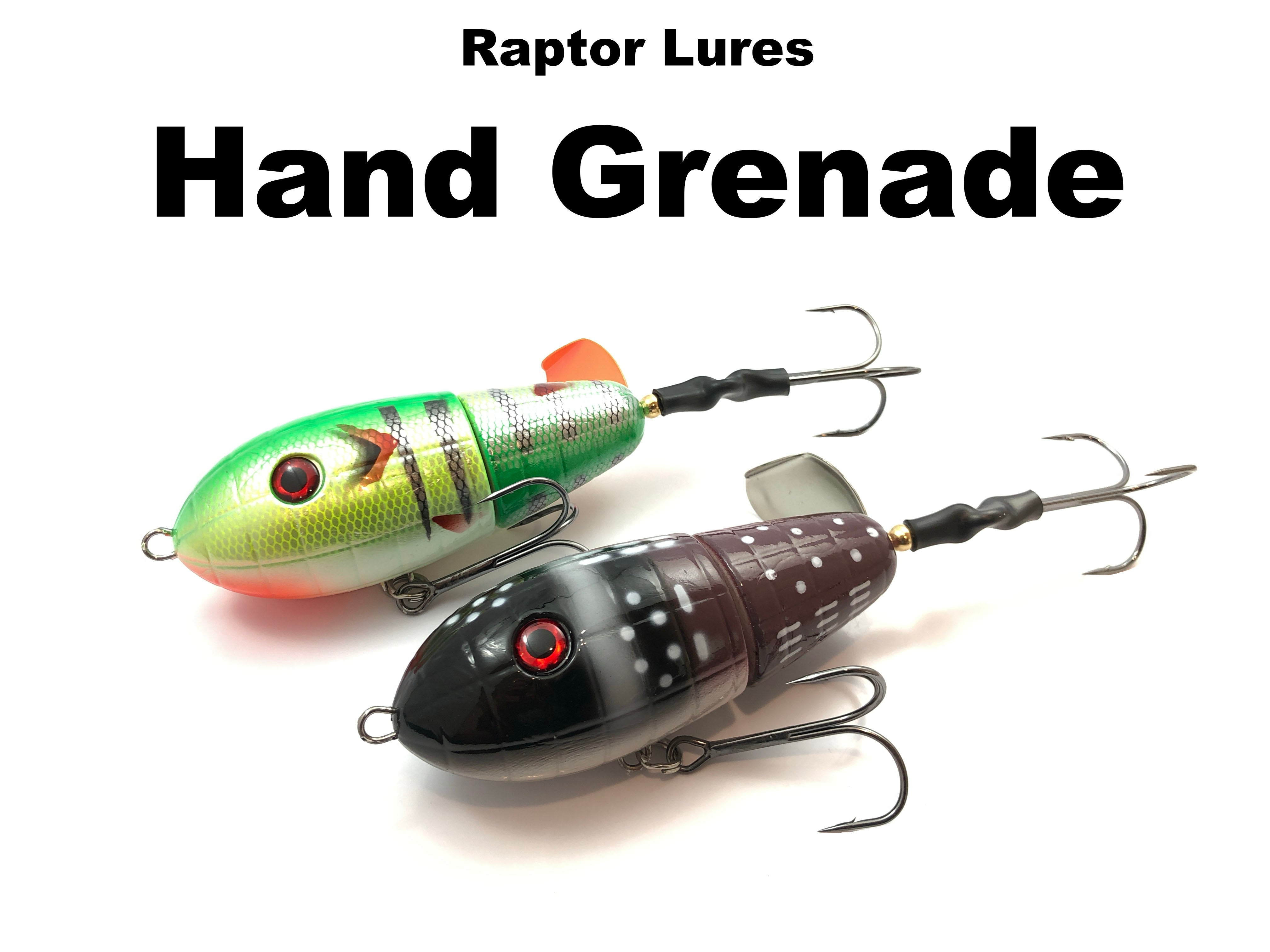 Raptor Lures Hand Grenade – Team Rhino Outdoors LLC