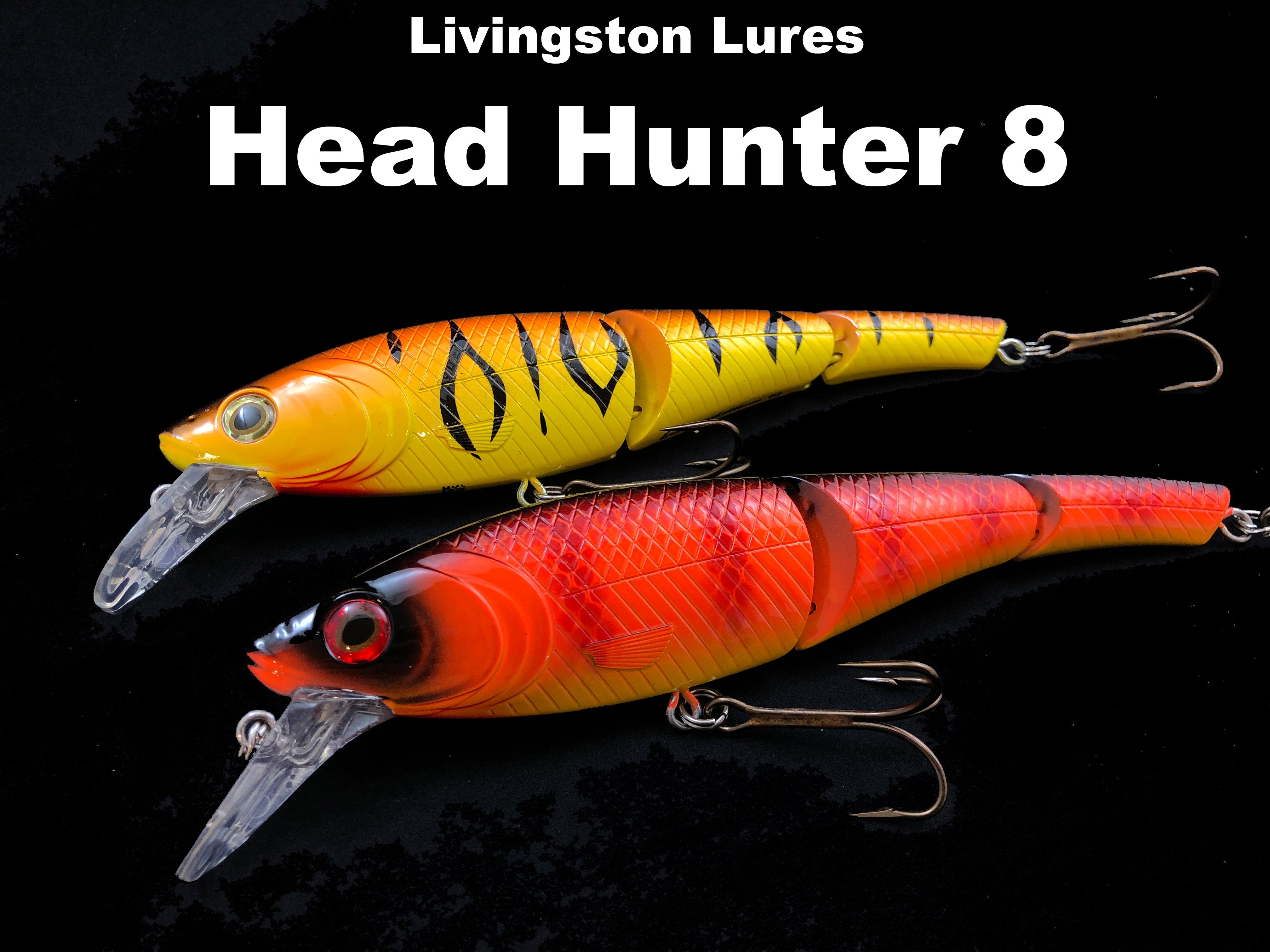 fish on lure hunter Livingston Lures Head Hunter 8 – Team Rhino Outdoors LLC