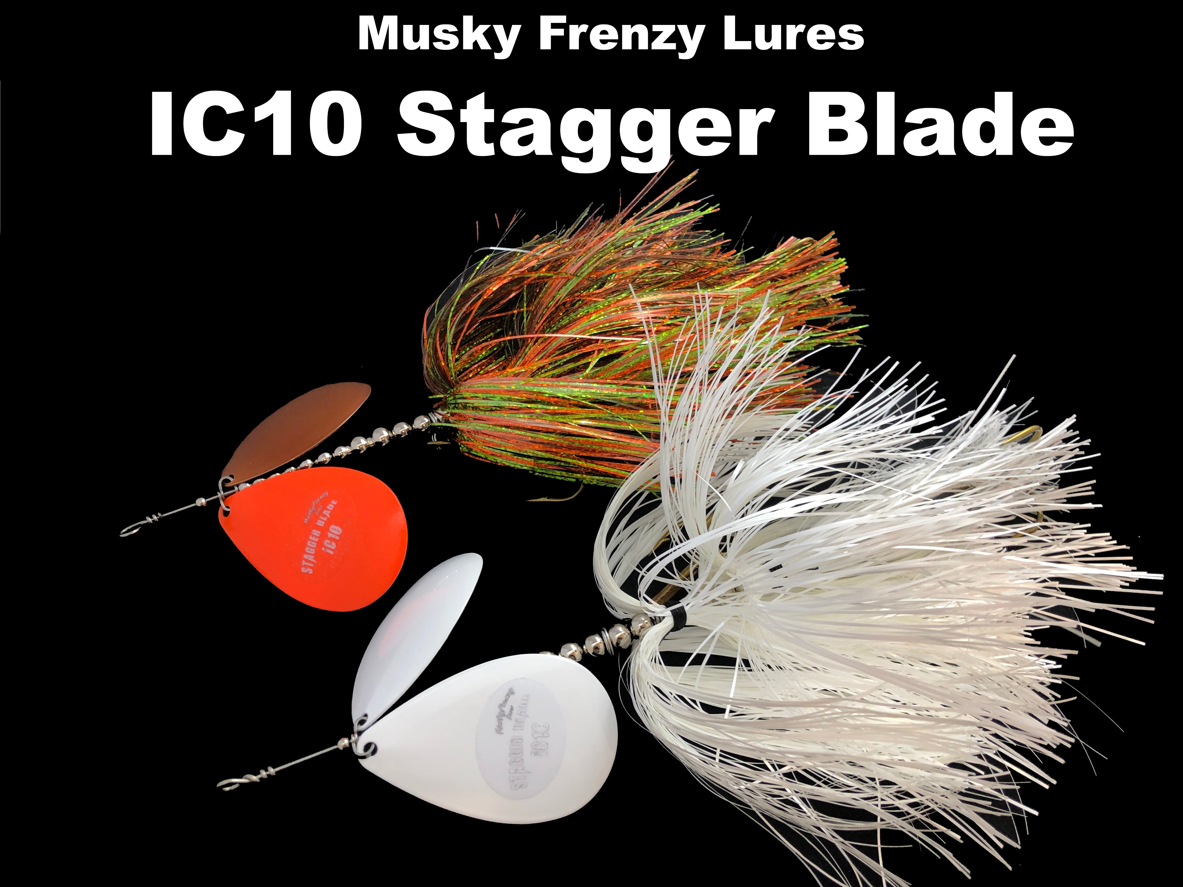 Musky Frenzy Lures IC10 Stagger Blade – Team Rhino Outdoors LLC