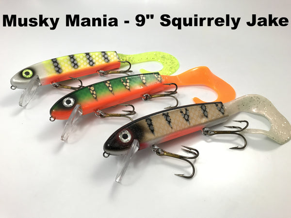 Musky Mania/Drifter 9" Squirrely Jake