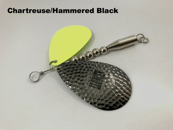 Llungen #9 Osprey Blade Attachment - Chartreuse/Hammered Black