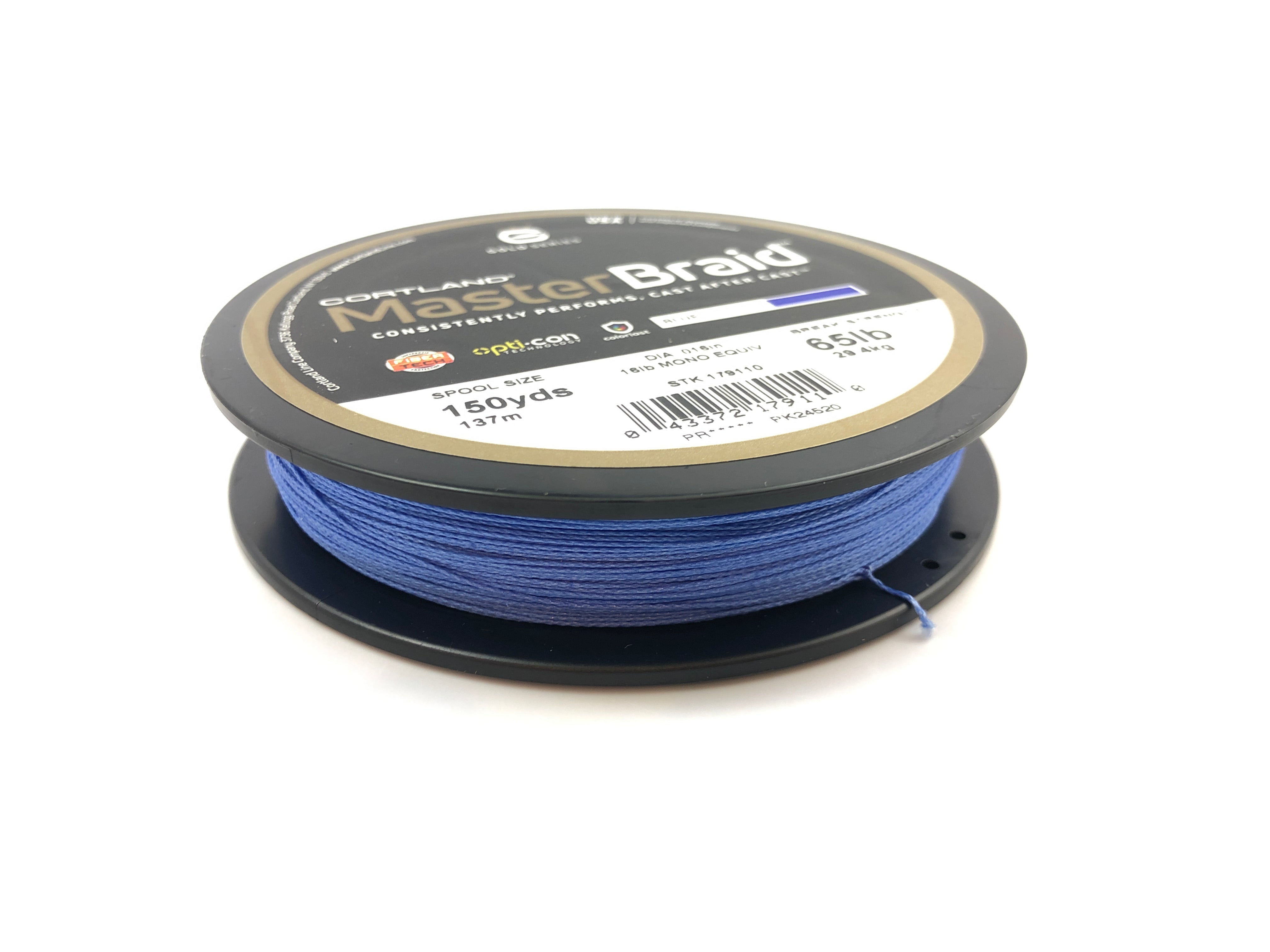 100 pound test braided fishing line Cortland Master Braid (65# - 80#