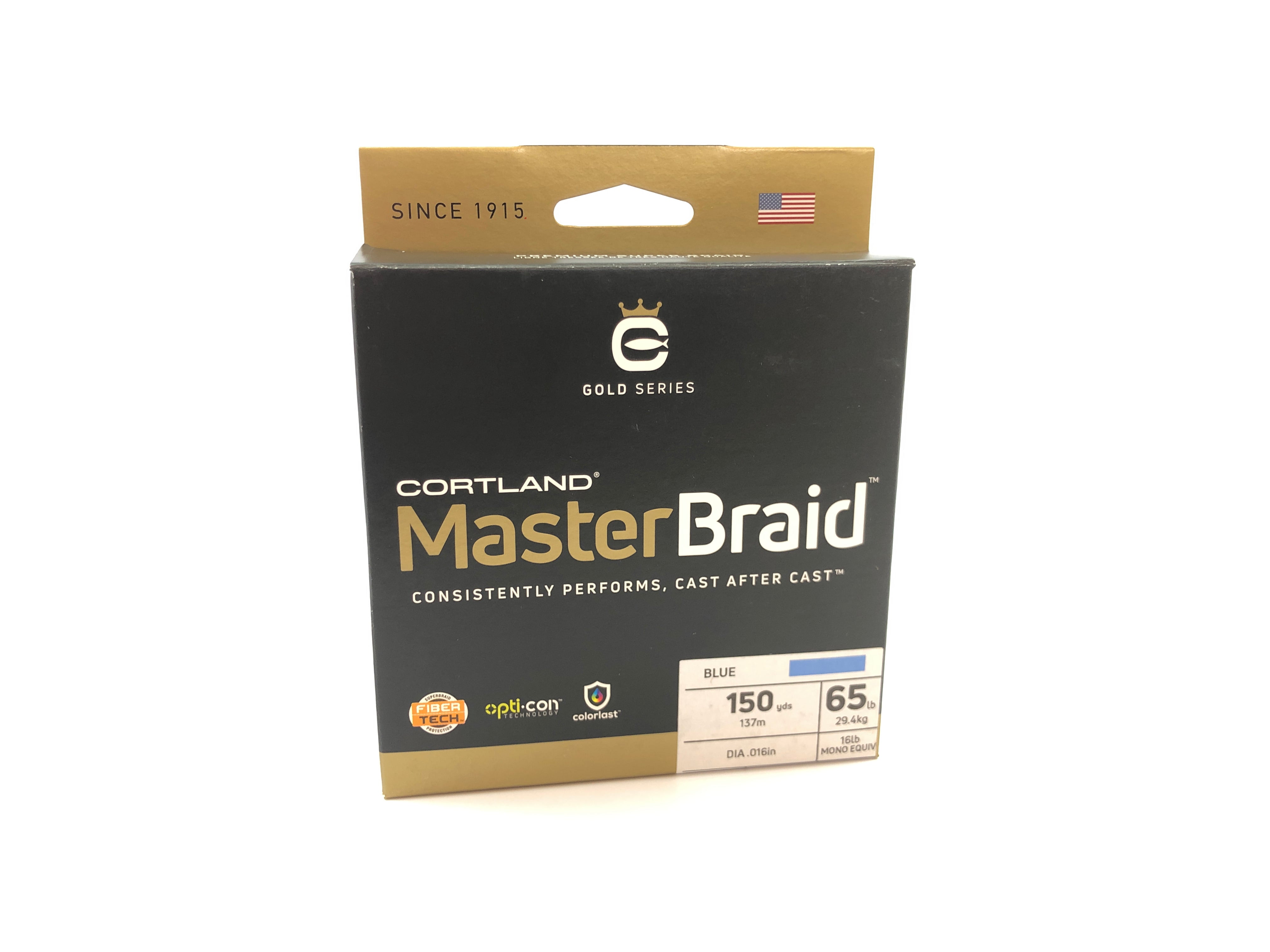 Cortland Master Braid - 50lb - 3500 yd - Yellow - TackleDirect