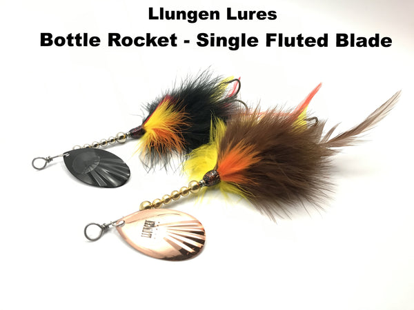 Llungen Lures Bottle Rocket Single Fluted Blade