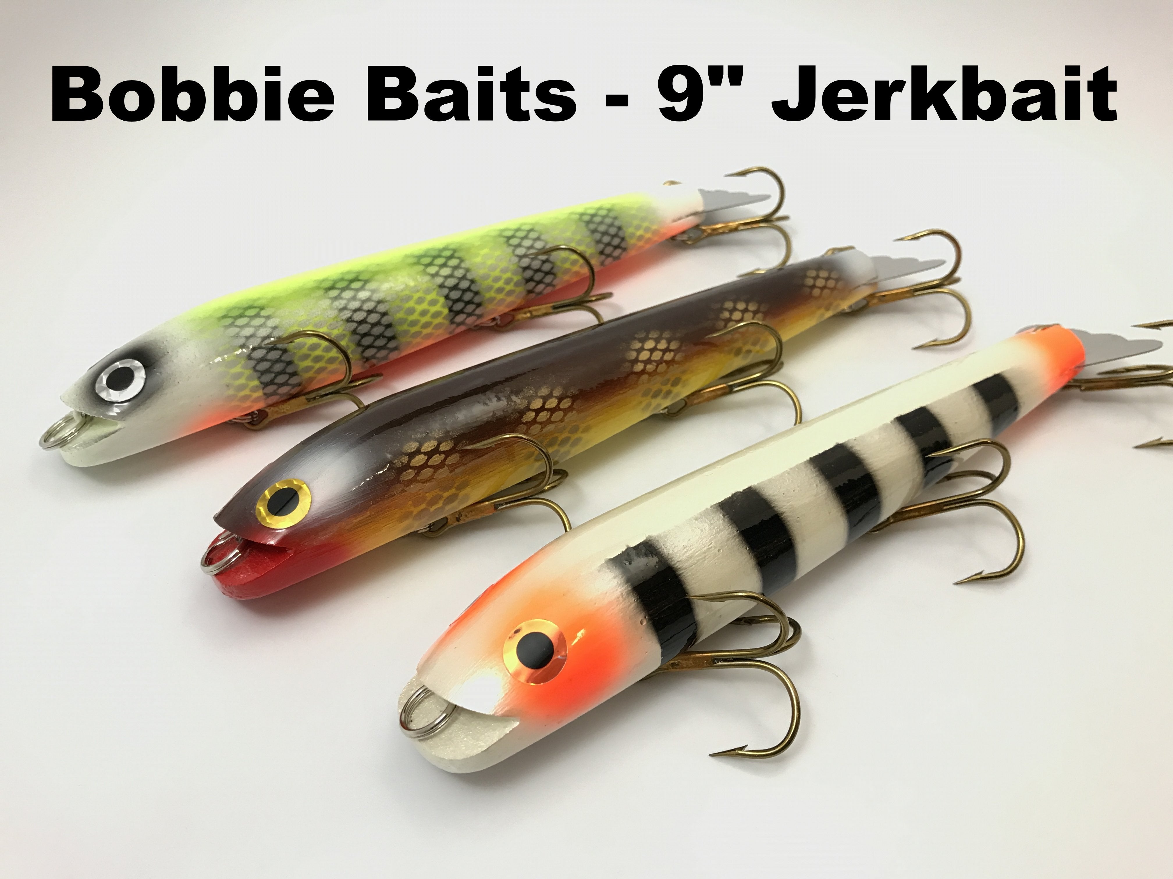 Bobbie Baits 9 Jerkbait – Team Rhino Outdoors LLC