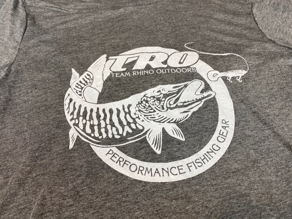 TRO - Grey Circle Fishing Gear T Shirt (2XL Only)